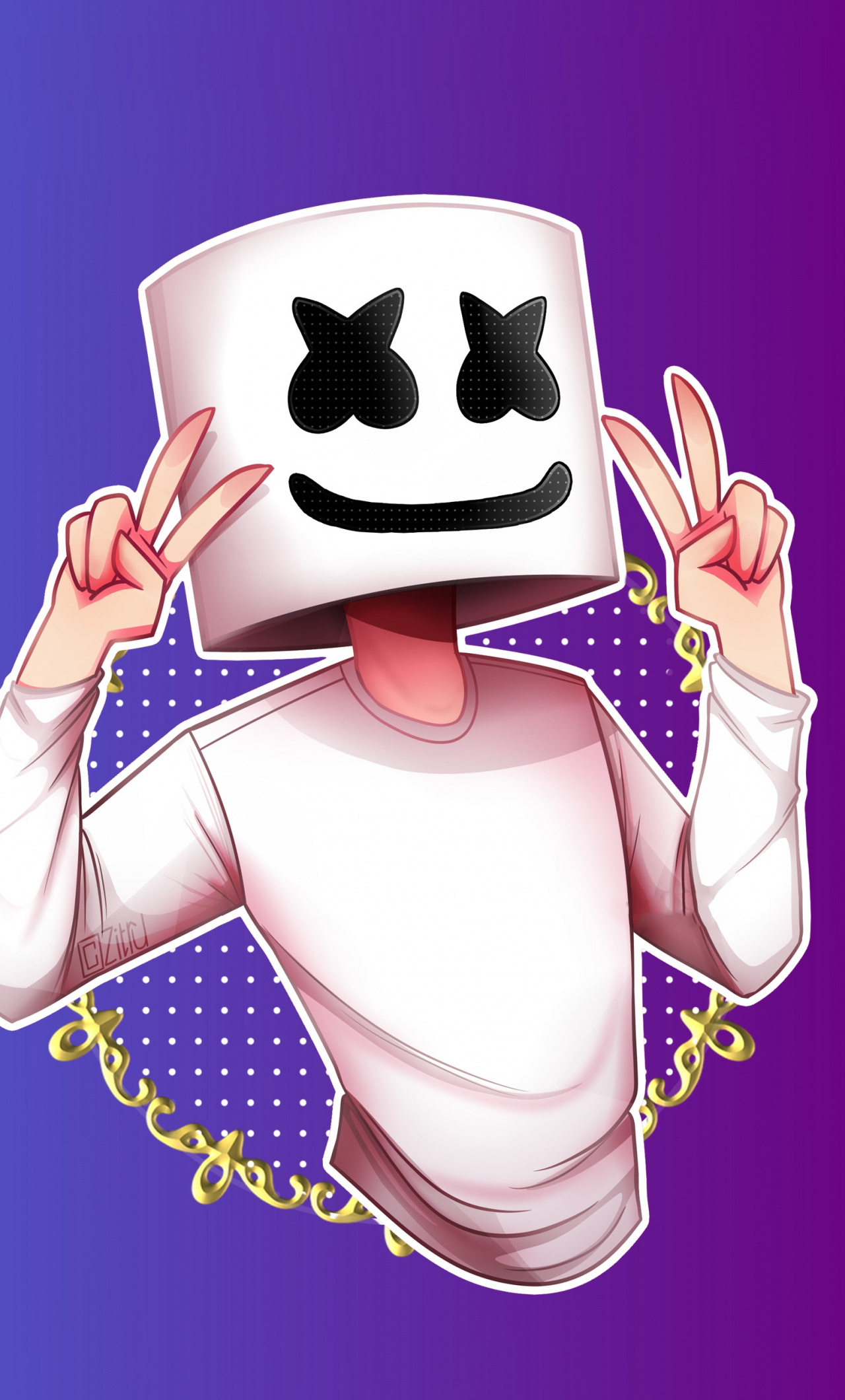 Dj Wallpaper Iphone - Fortnite Skin Wallpaper Marshmello , HD Wallpaper & Backgrounds