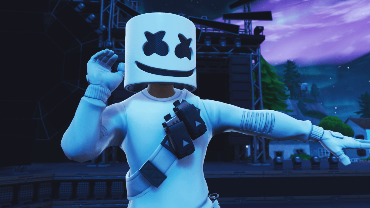 Fortnite Wallpaper Marshmello Fortnite Playstation , HD Wallpaper & Backgrounds