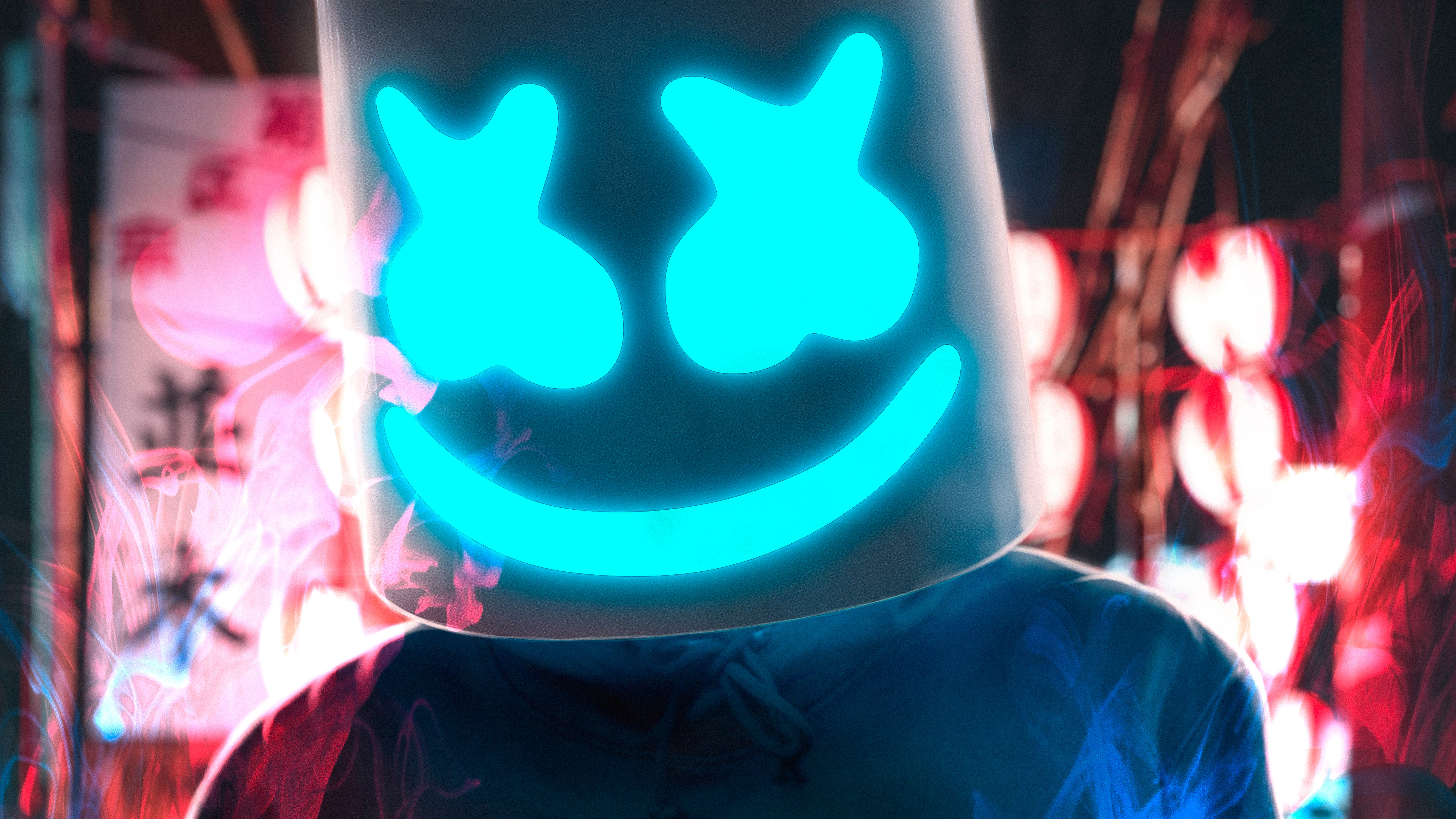 Dj Marshmello, 4k, - Marshmello Wallpaper 4k , HD Wallpaper & Backgrounds