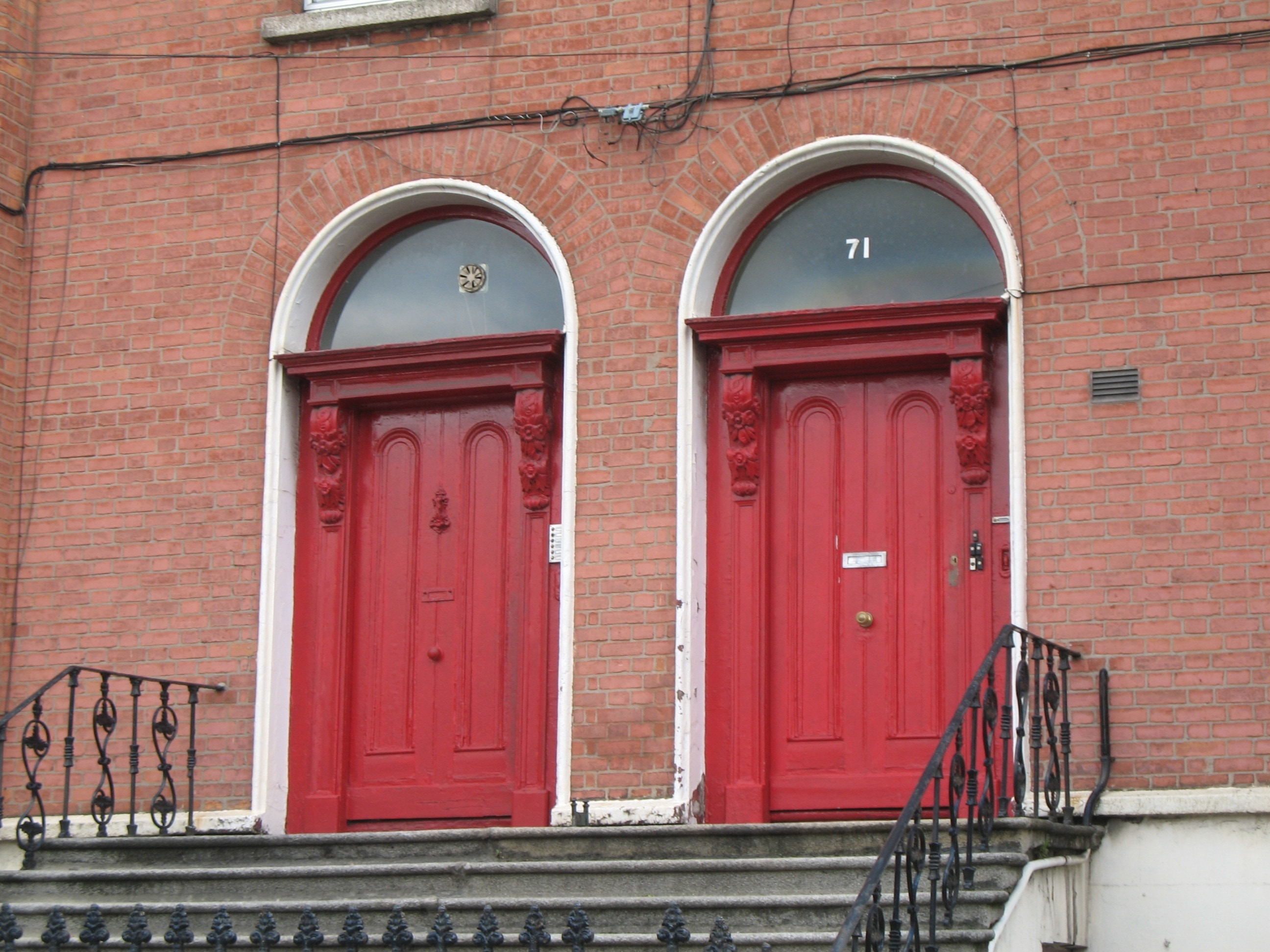 Dublin Doors, Ireland, Dublin, Door, Building Exterior, - アイルランド ドア , HD Wallpaper & Backgrounds