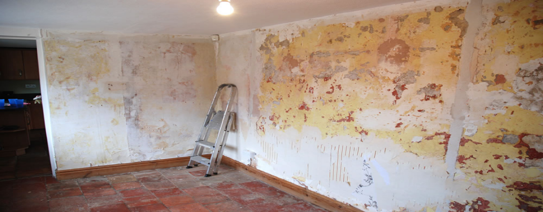 Woodchip Wallpaper Removal Cost Hd Wallpapers Blog - Wall With Wallpaper Removed , HD Wallpaper & Backgrounds