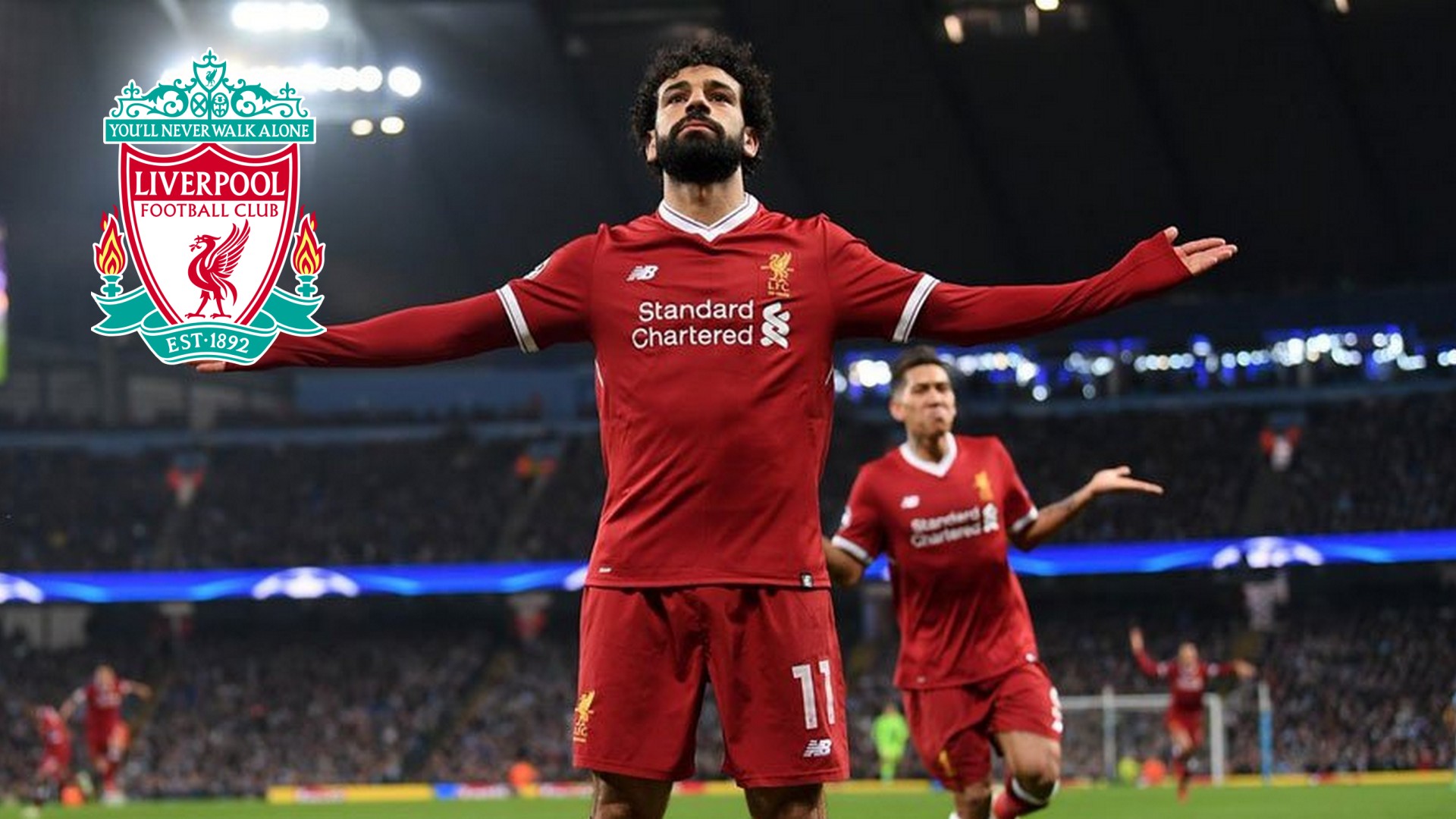 Wallpaper Liverpool Mohamed Salah With Image Resolution - M Salah Vs Roma , HD Wallpaper & Backgrounds