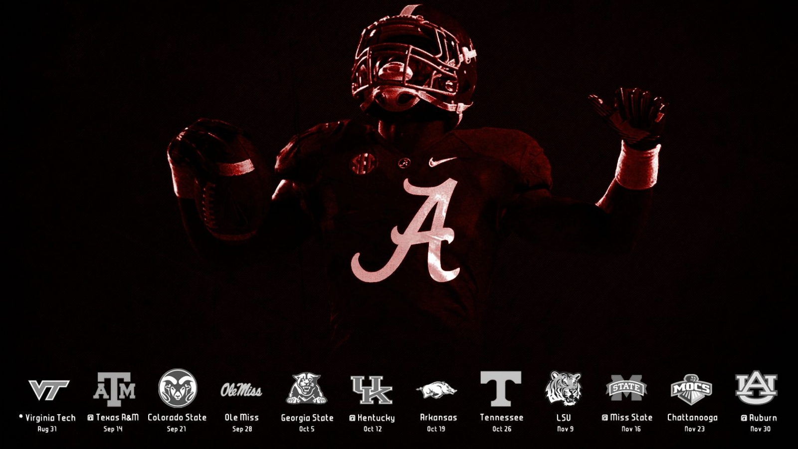 Alabama Football Wallpapers Download Hd Wallpapers - Alabama Crimson Tide Desktop Backgrounds , HD Wallpaper & Backgrounds