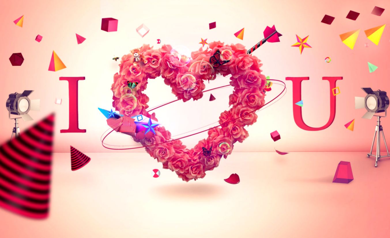 Sweet Love Heart Couple Kiss Full Hd Wallpapers Tutorialshubspot - Love U Hd Wallpaper Download , HD Wallpaper & Backgrounds
