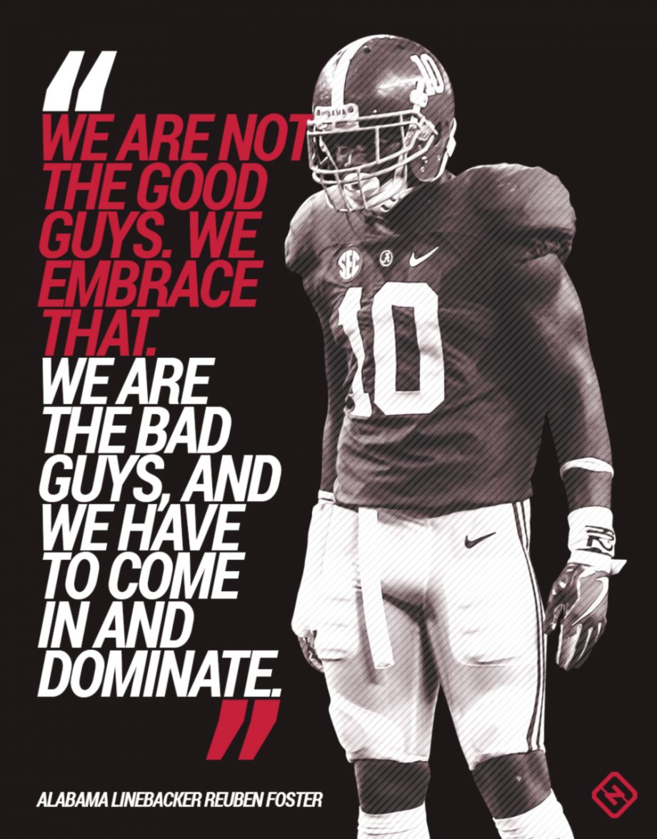 We Are The Bad Guys Is Alabamas Dominance Actually - Sprint Football , HD Wallpaper & Backgrounds