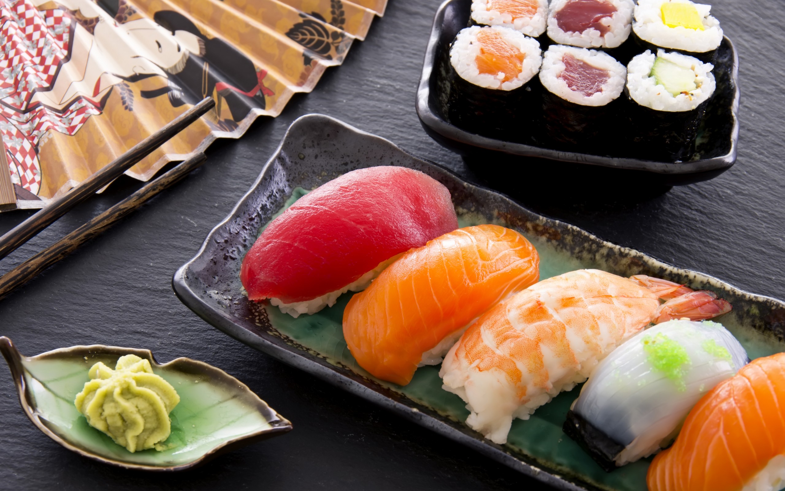 Sushi Food Wallpaper Background - Sushi Wallpaper Hd , HD Wallpaper & Backgrounds