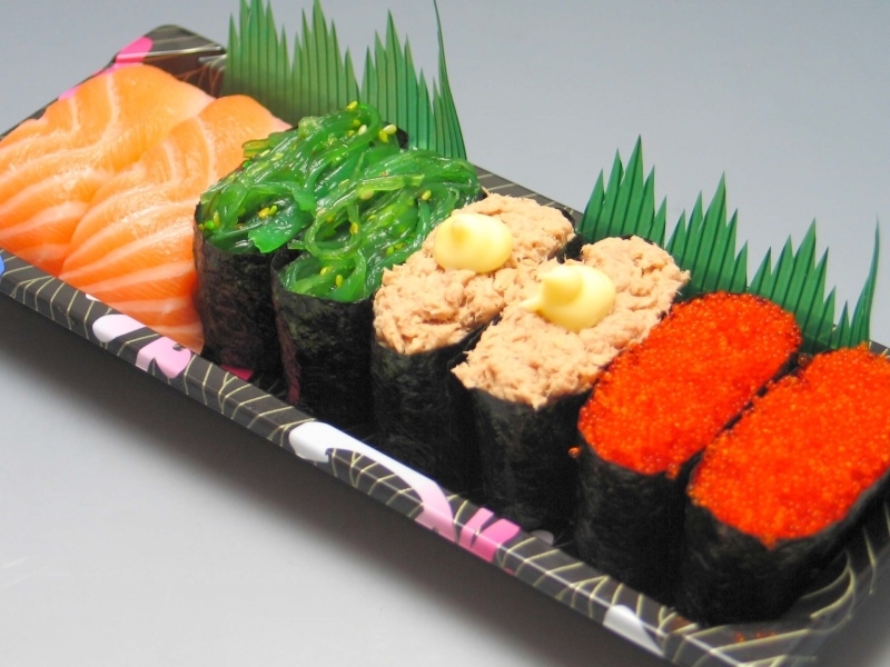 Japanese Food Sushi （wallpaper 4） - 軍艦 捲 壽司 , HD Wallpaper & Backgrounds