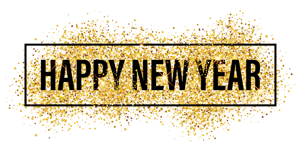 Happy New Year Gold , HD Wallpaper & Backgrounds