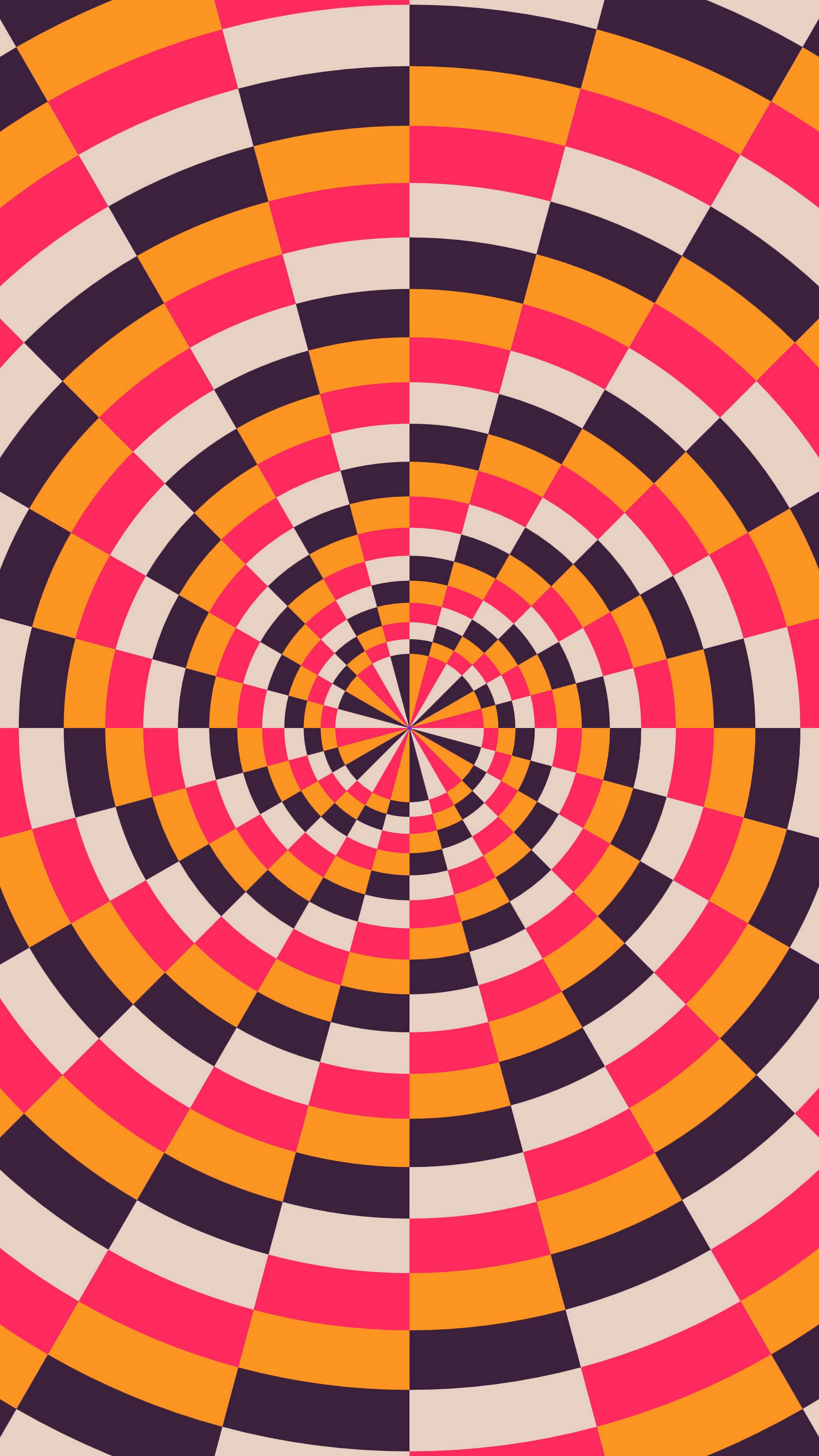 Wallpaper Spiral, Multicolored, Optical Illusion - Optical Illusion That Are Multicolor , HD Wallpaper & Backgrounds