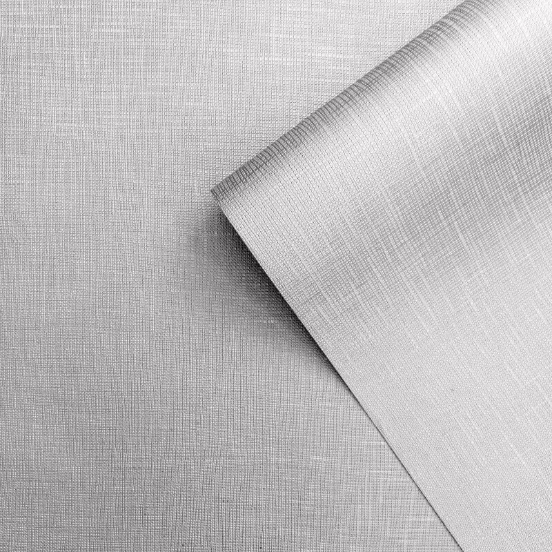 Muriva Faustine Plain Texture Silver Metallic Wallpaper - Linen , HD Wallpaper & Backgrounds