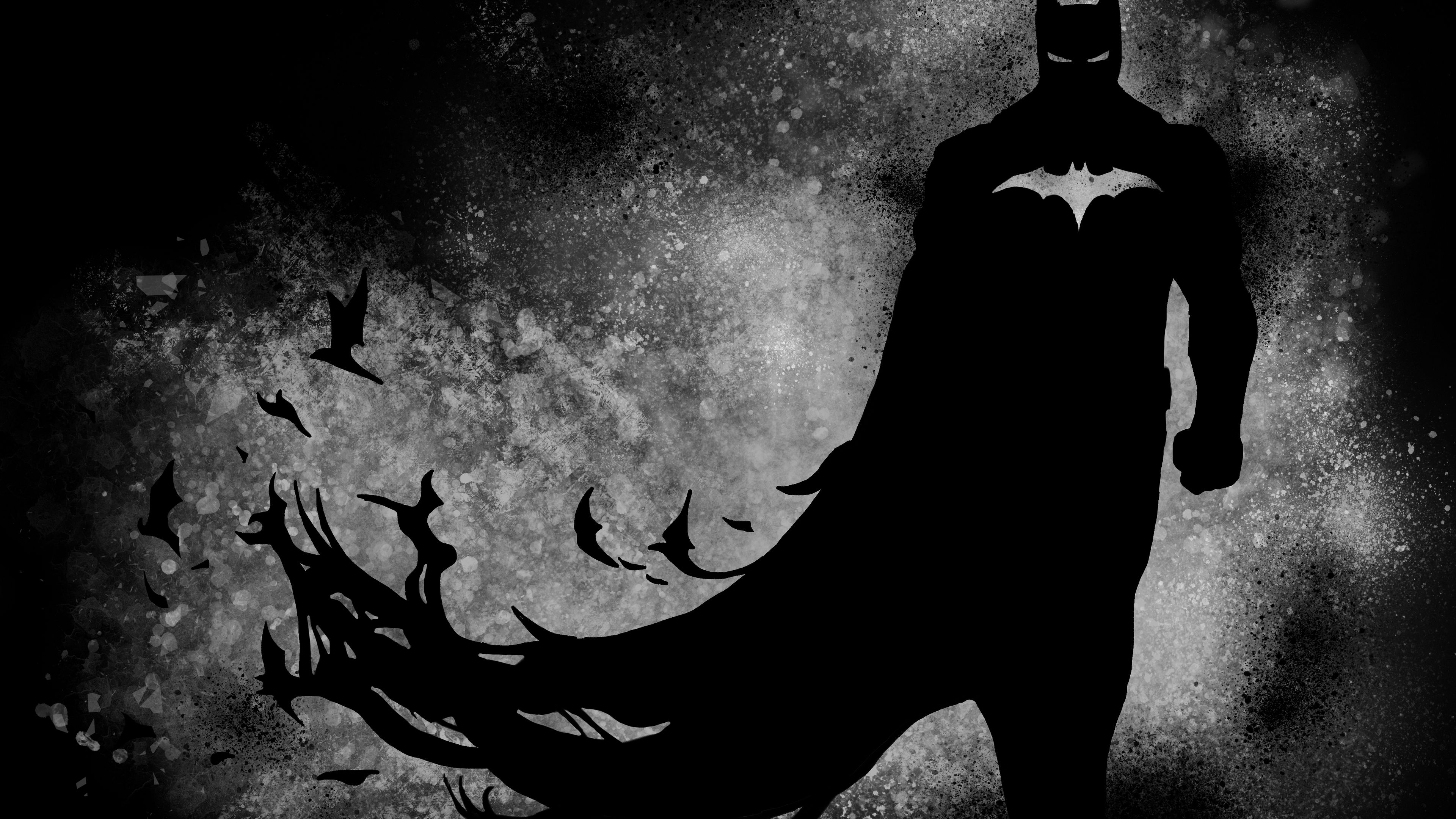 The Dark Knight Paint 4k Superheroes Wallpapers Hd , HD Wallpaper & Backgrounds