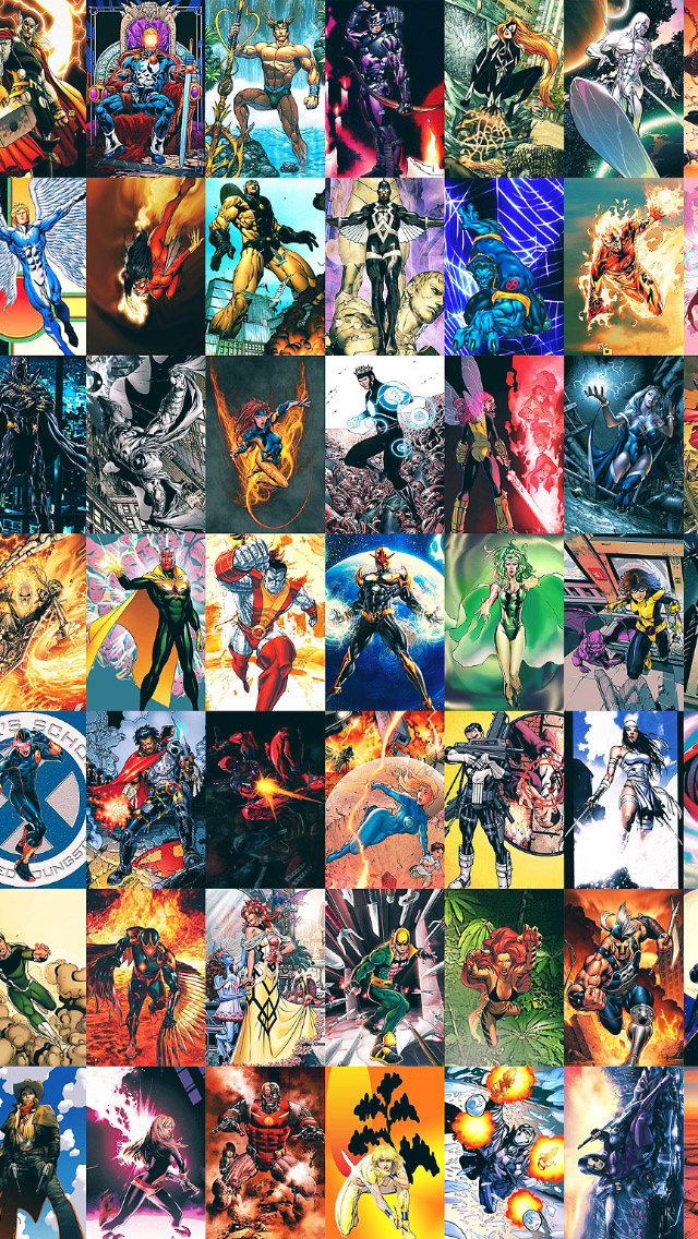 Marvel Characters Collage , HD Wallpaper & Backgrounds
