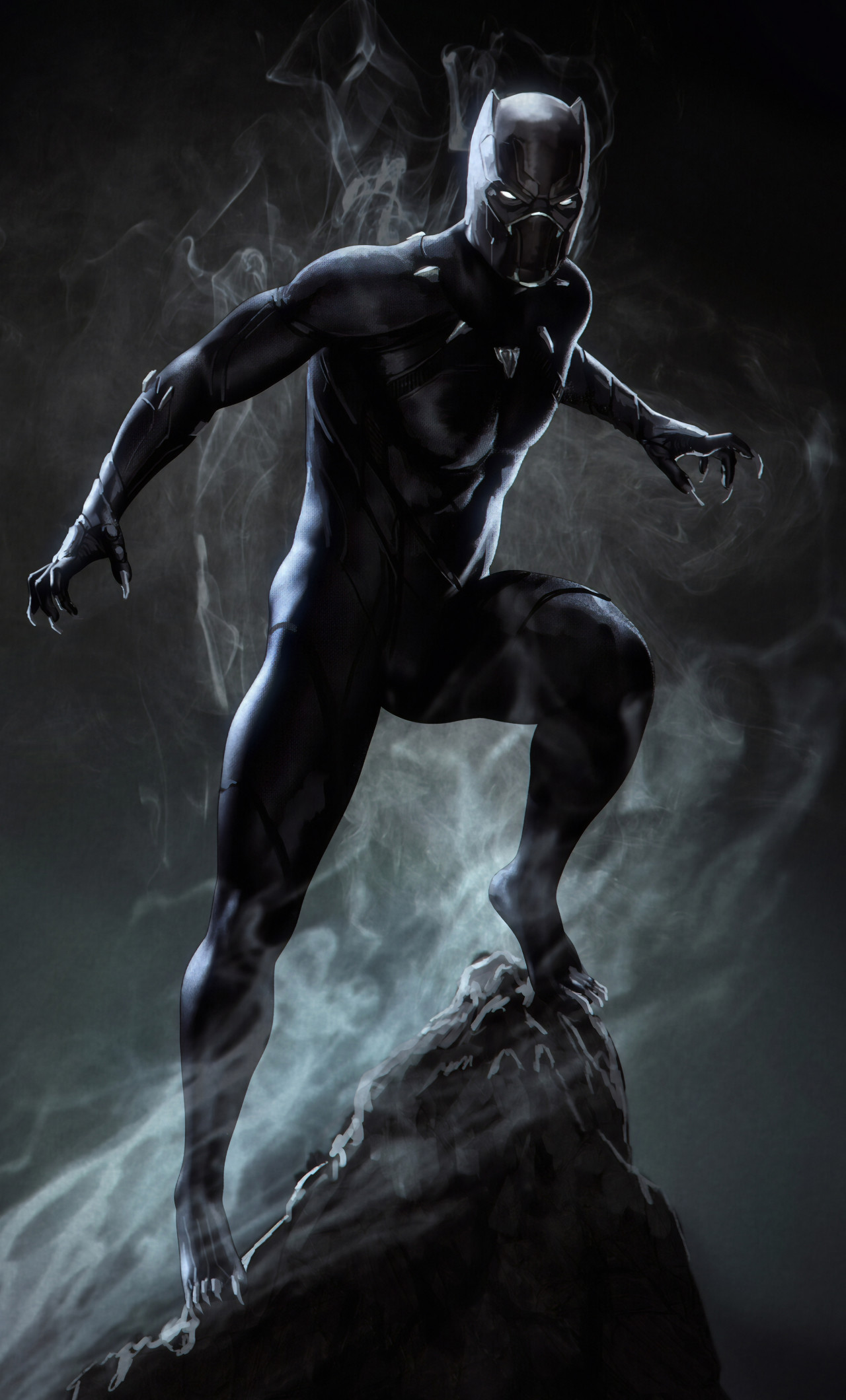 4k Wallpaper The Black Panther , HD Wallpaper & Backgrounds