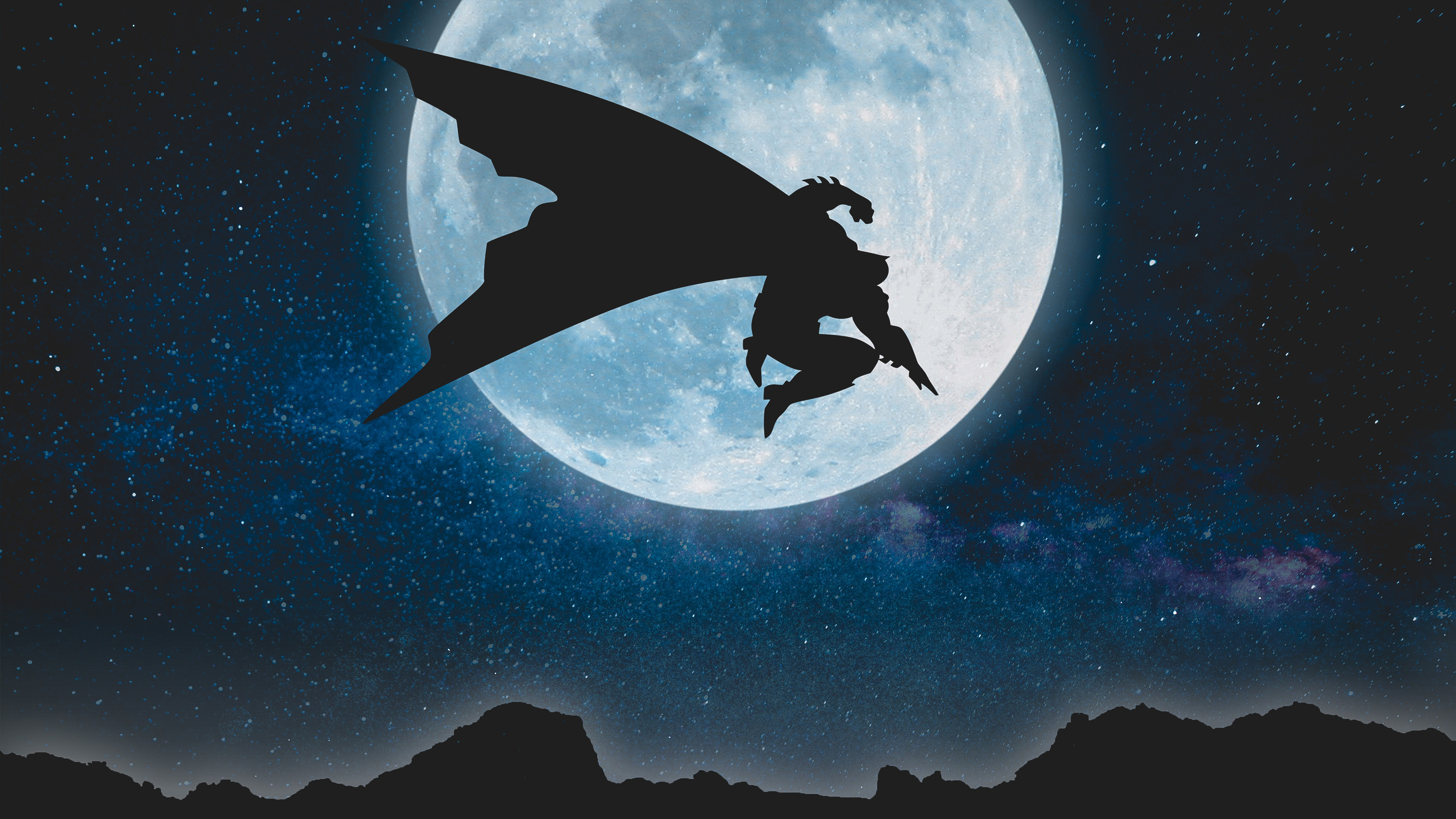 Batman, Minimalist, 4k, - Batman Minimalist Wallpaper Hd , HD Wallpaper & Backgrounds