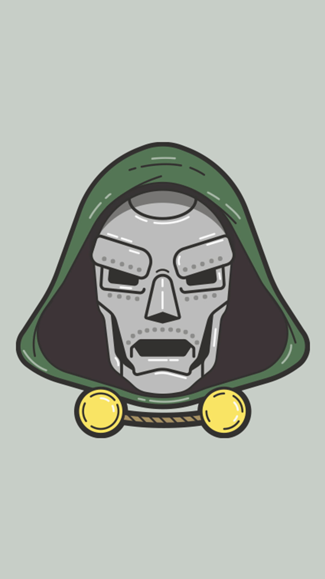Comic Dr Doom Mask , HD Wallpaper & Backgrounds