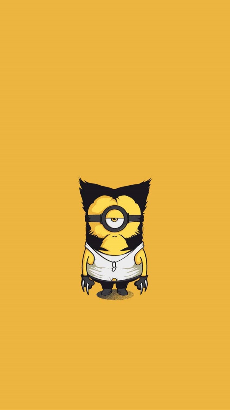 2015 Creative Wolverine Despicable Me Minion Iphone - Minions , HD Wallpaper & Backgrounds