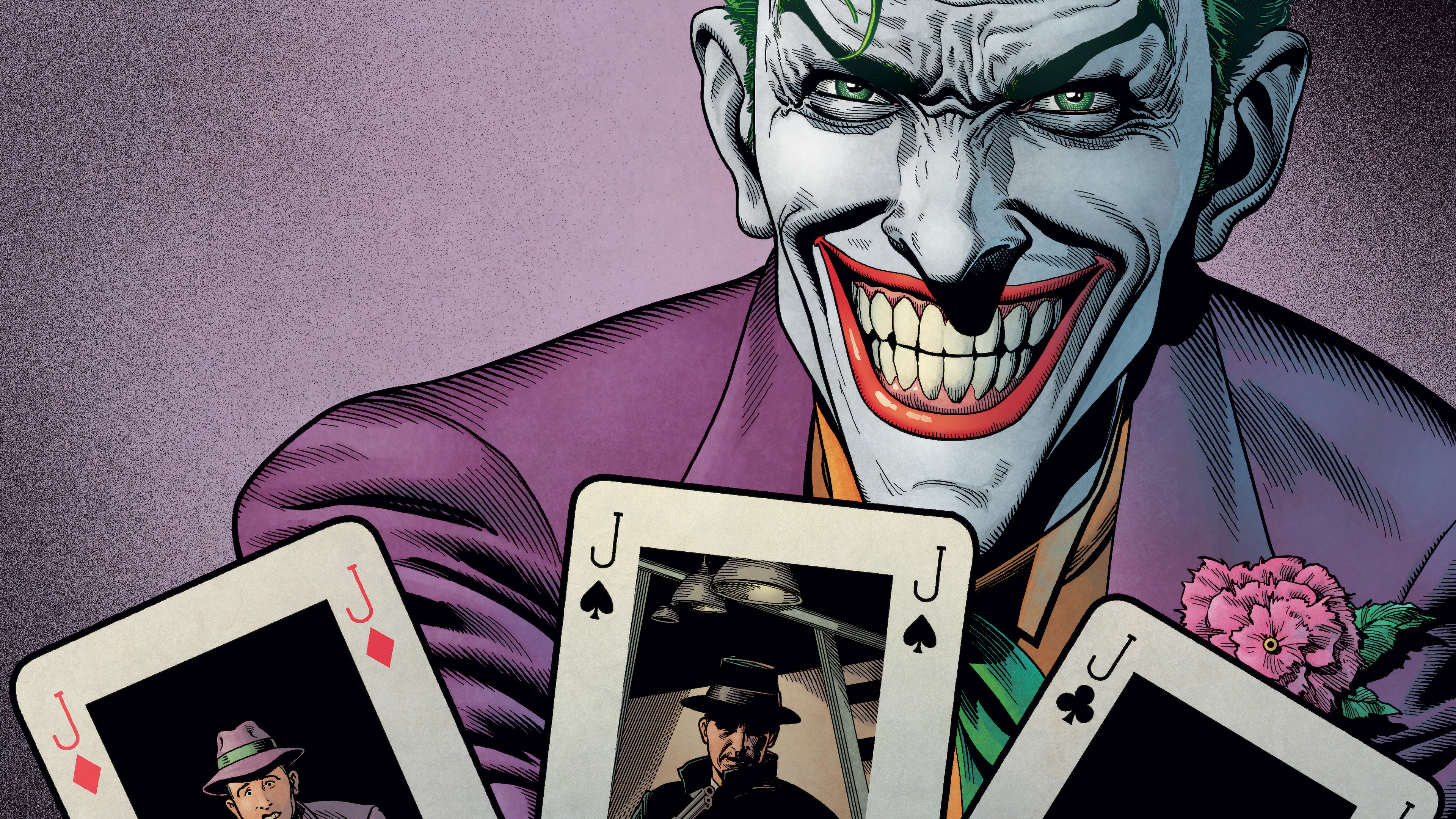 Wallpaper 4k The Many Faces Of The Joker 4k 4k Wallpapers - Joker Cards , HD Wallpaper & Backgrounds