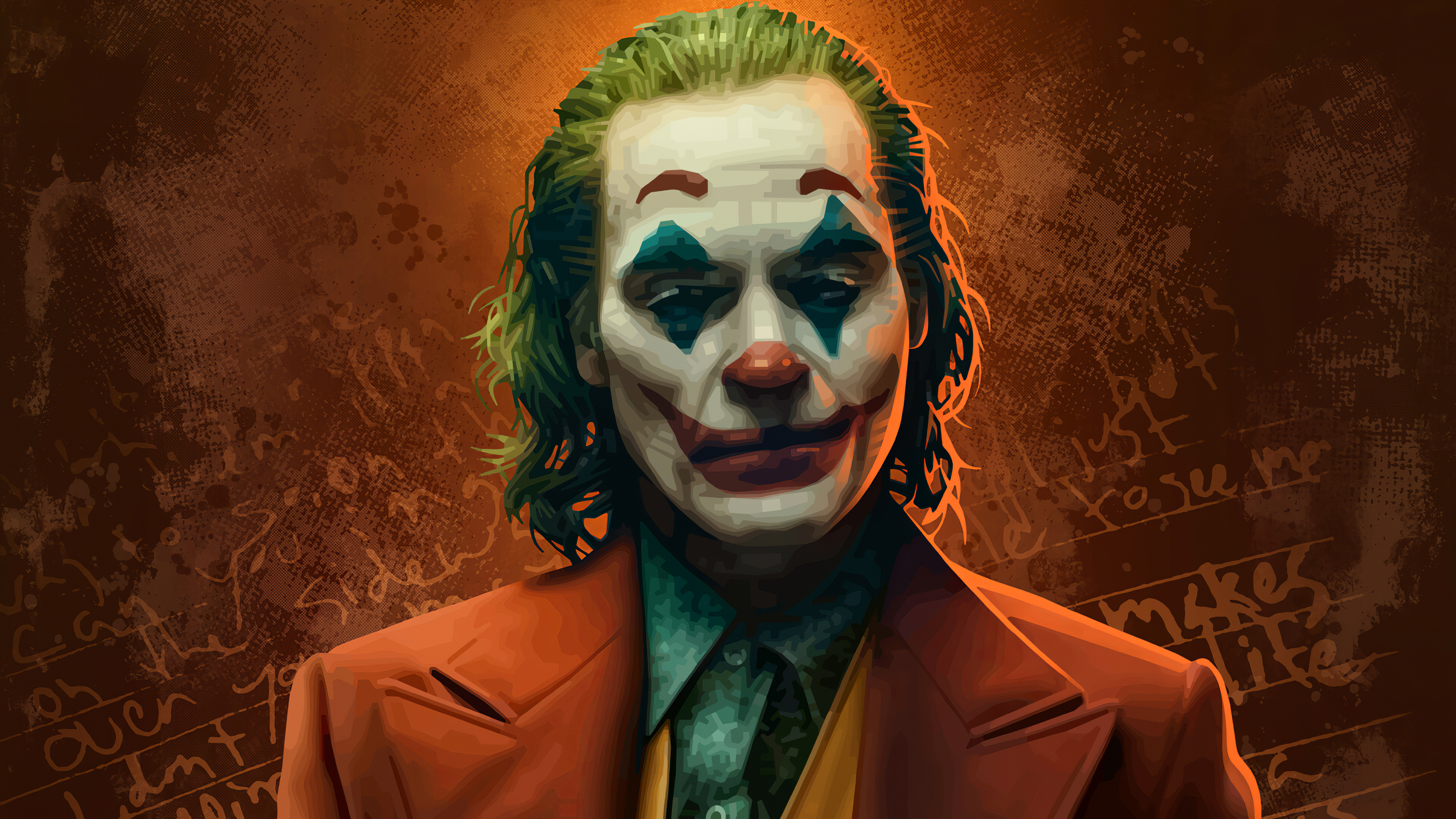 Joker Orange Theme - Joker 2020 Wallpaper Phone , HD Wallpaper & Backgrounds