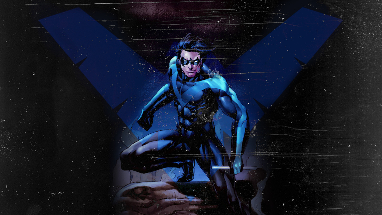 Nightwing Wallpaper - Nightwing Dick , HD Wallpaper & Backgrounds