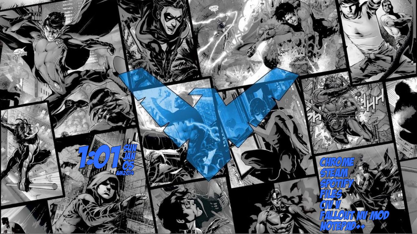 Nightwing Wallpaper Full Hd, Amazing Wallpaper Full - Nightwing Collage , HD Wallpaper & Backgrounds