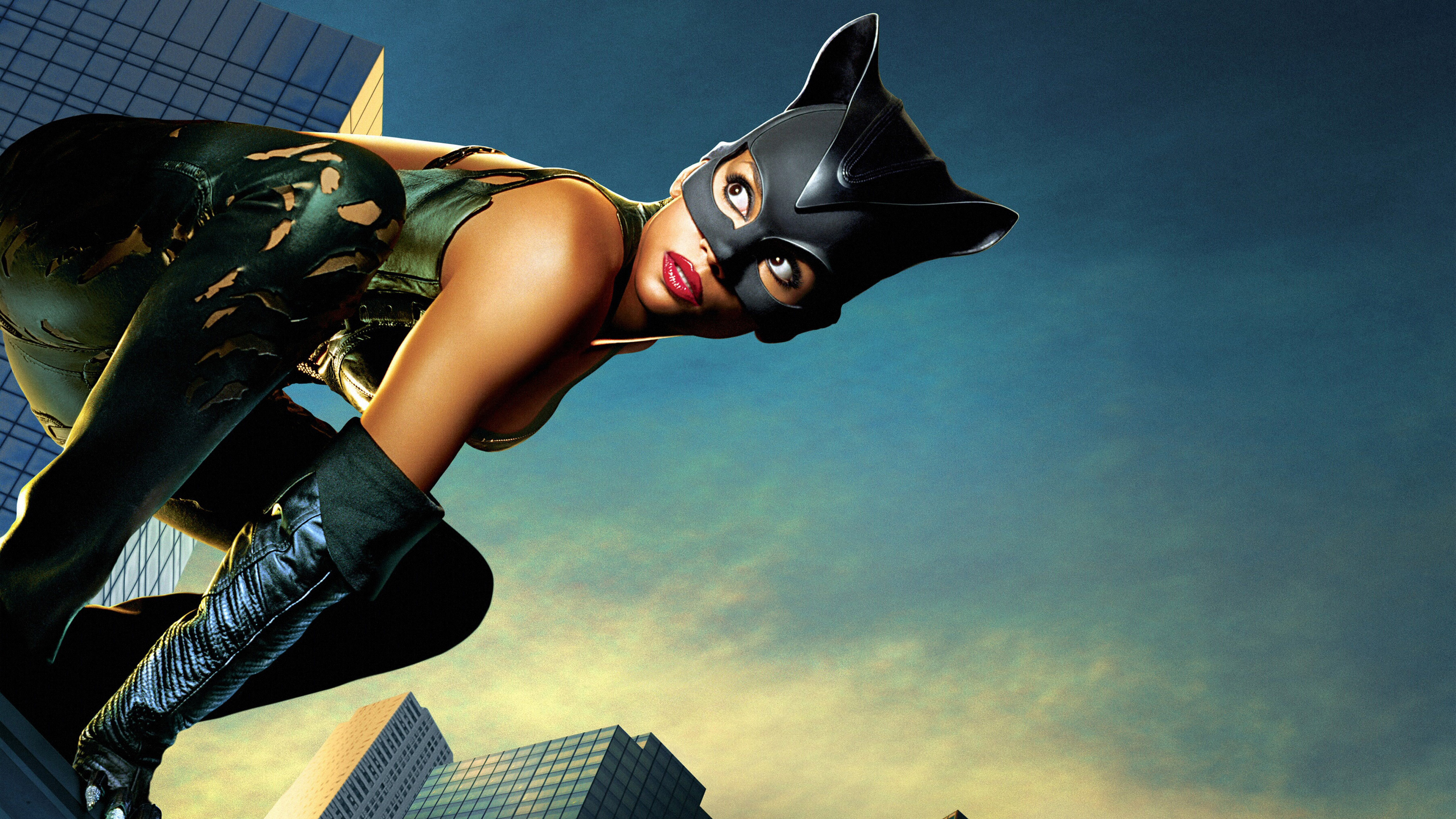 Catwoman Mask Halle Berry , HD Wallpaper & Backgrounds