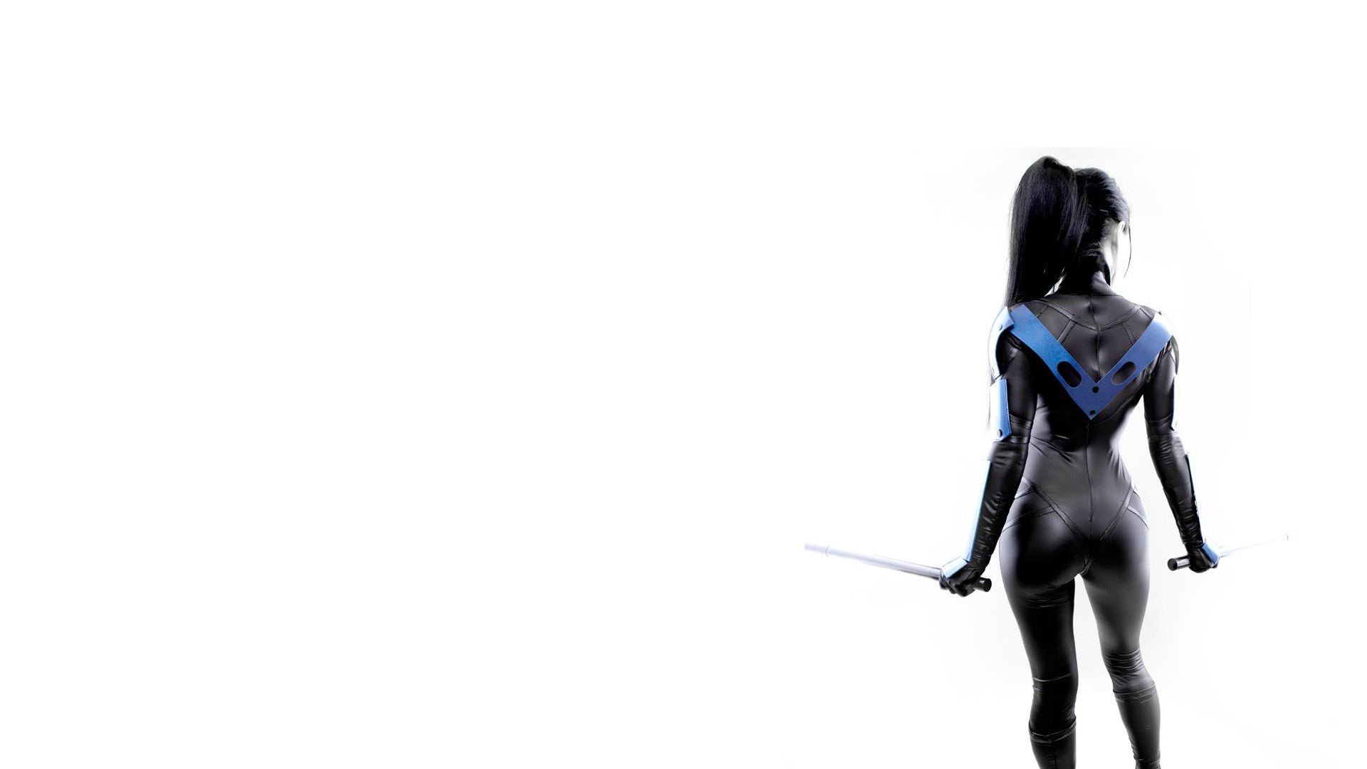 White Brunette Nightwing Batman Sword Cosplay Wallpaper - Nightwing Wallpaper Quote , HD Wallpaper & Backgrounds