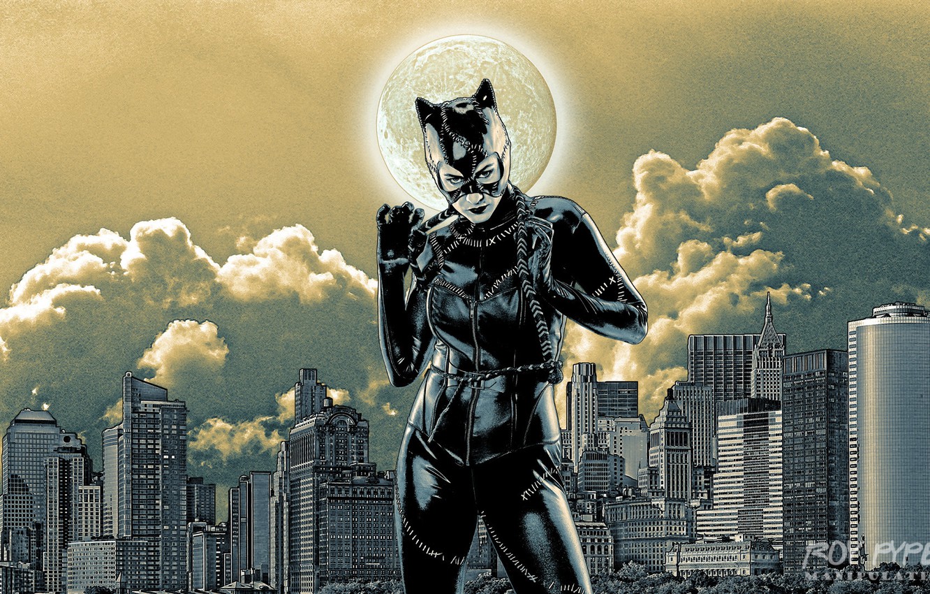 Photo Wallpaper Desktop, Wallpaper, Photomanipulation, - Wallpper Catwoman Comics , HD Wallpaper & Backgrounds