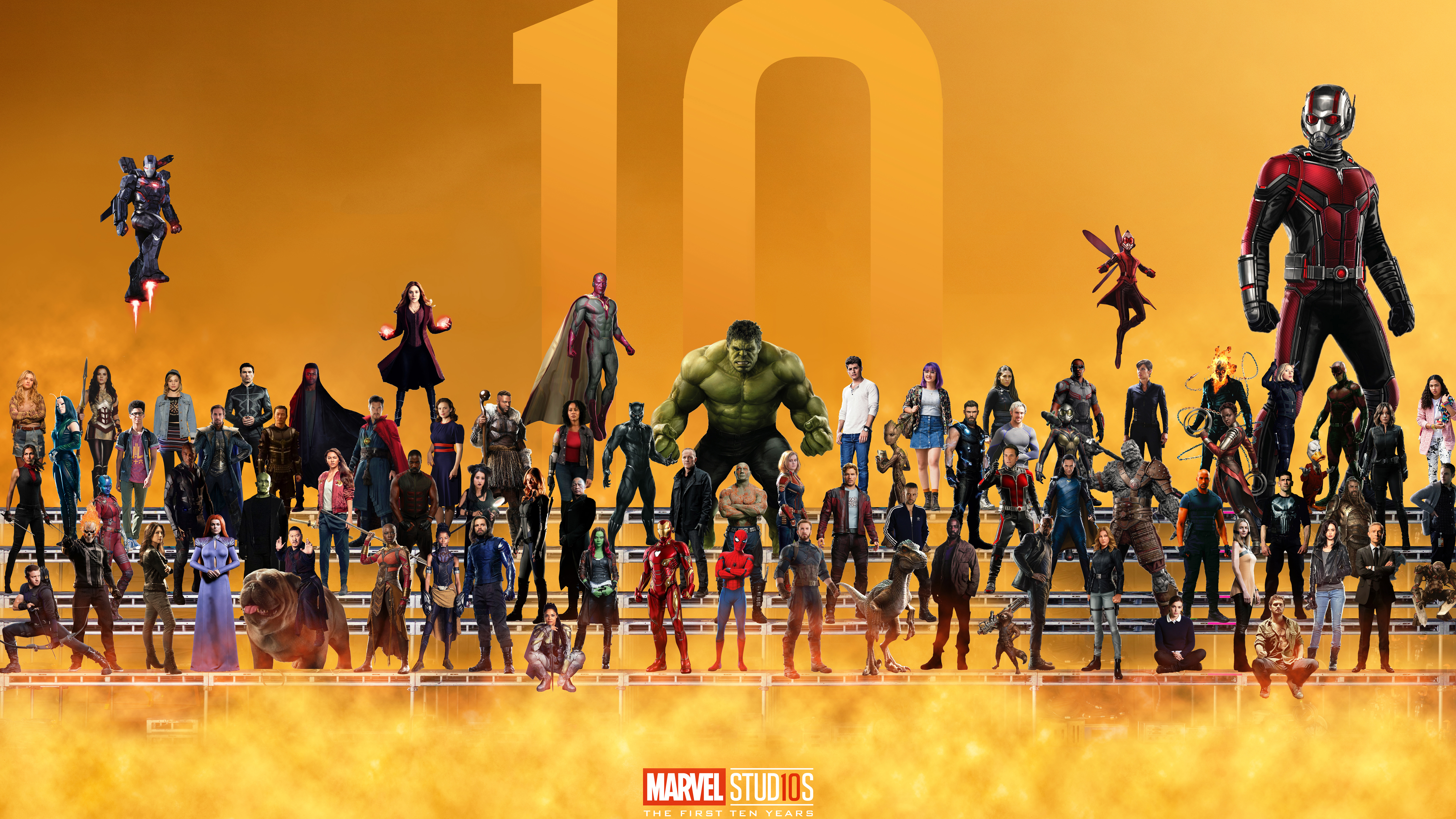 Marvel Studios 10 Years , HD Wallpaper & Backgrounds