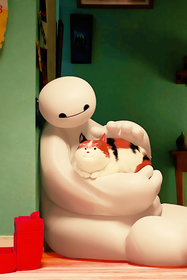 Big Hero 6 Iphone Background - Baymax Mochi , HD Wallpaper & Backgrounds