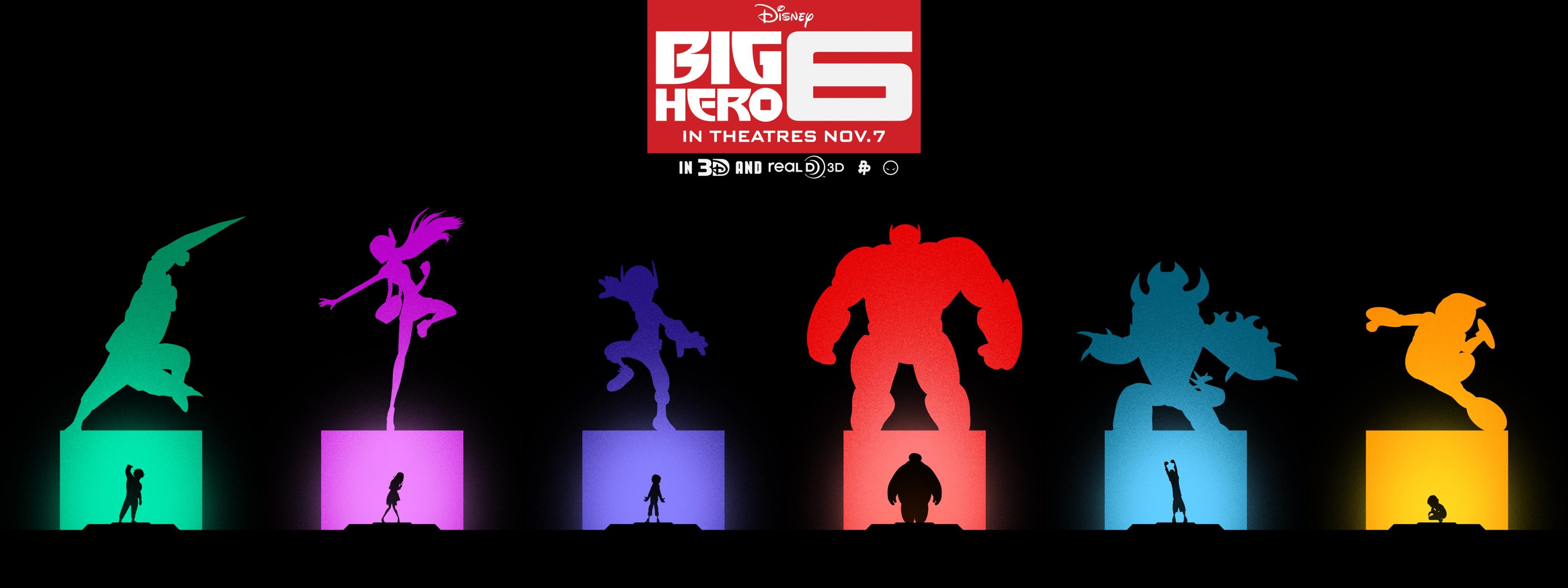 Awesome Big Hero 6 Free Wallpaper Id - Big Hero 6 Shadow , HD Wallpaper & Backgrounds