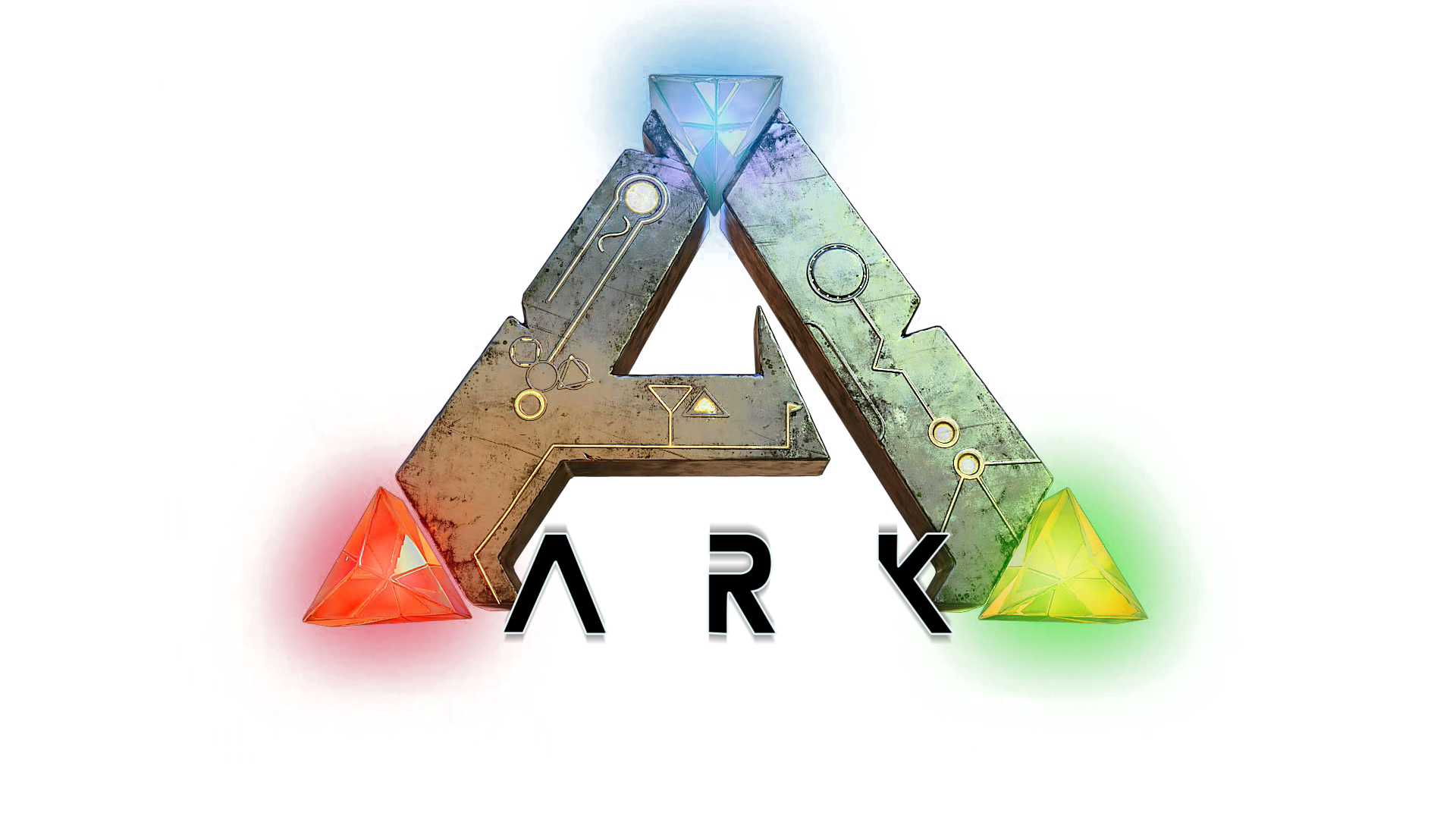 Ark Survival Evolved Wallpaper Logo Fond Blanc Abrokegamer - Ark Survival Evolved Ps4 Logo , HD Wallpaper & Backgrounds