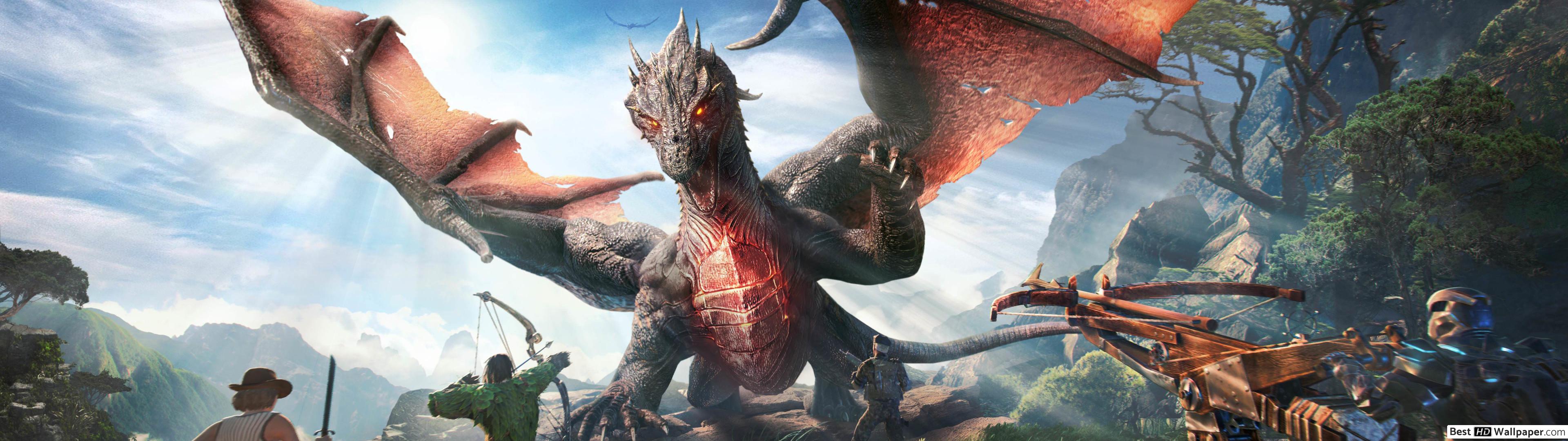 Dragones Wallpaper Hd - Ark Survival Evolved Art , HD Wallpaper & Backgrounds