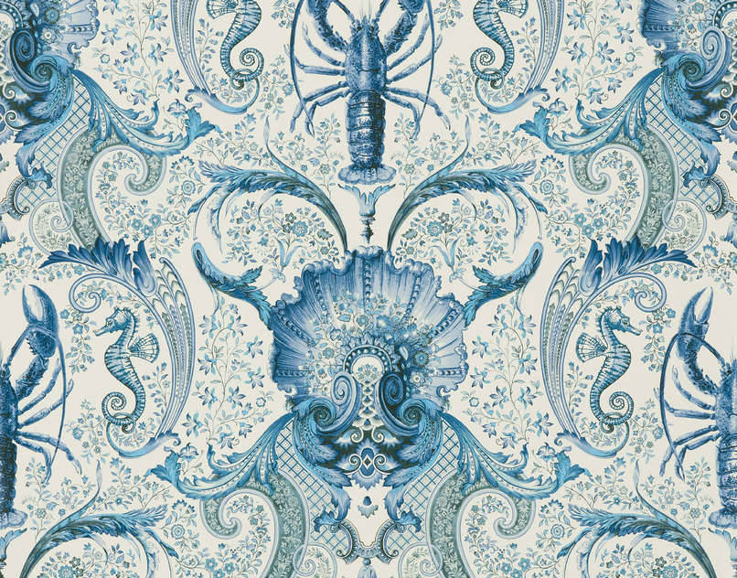 Coquillages Et Crustaces Pierre Frey , HD Wallpaper & Backgrounds