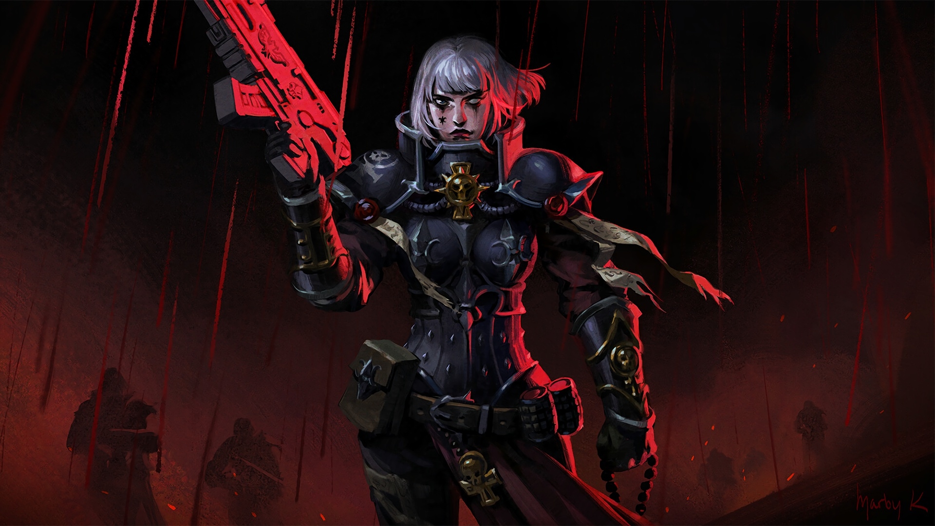 Sisters Of Battle Art , HD Wallpaper & Backgrounds
