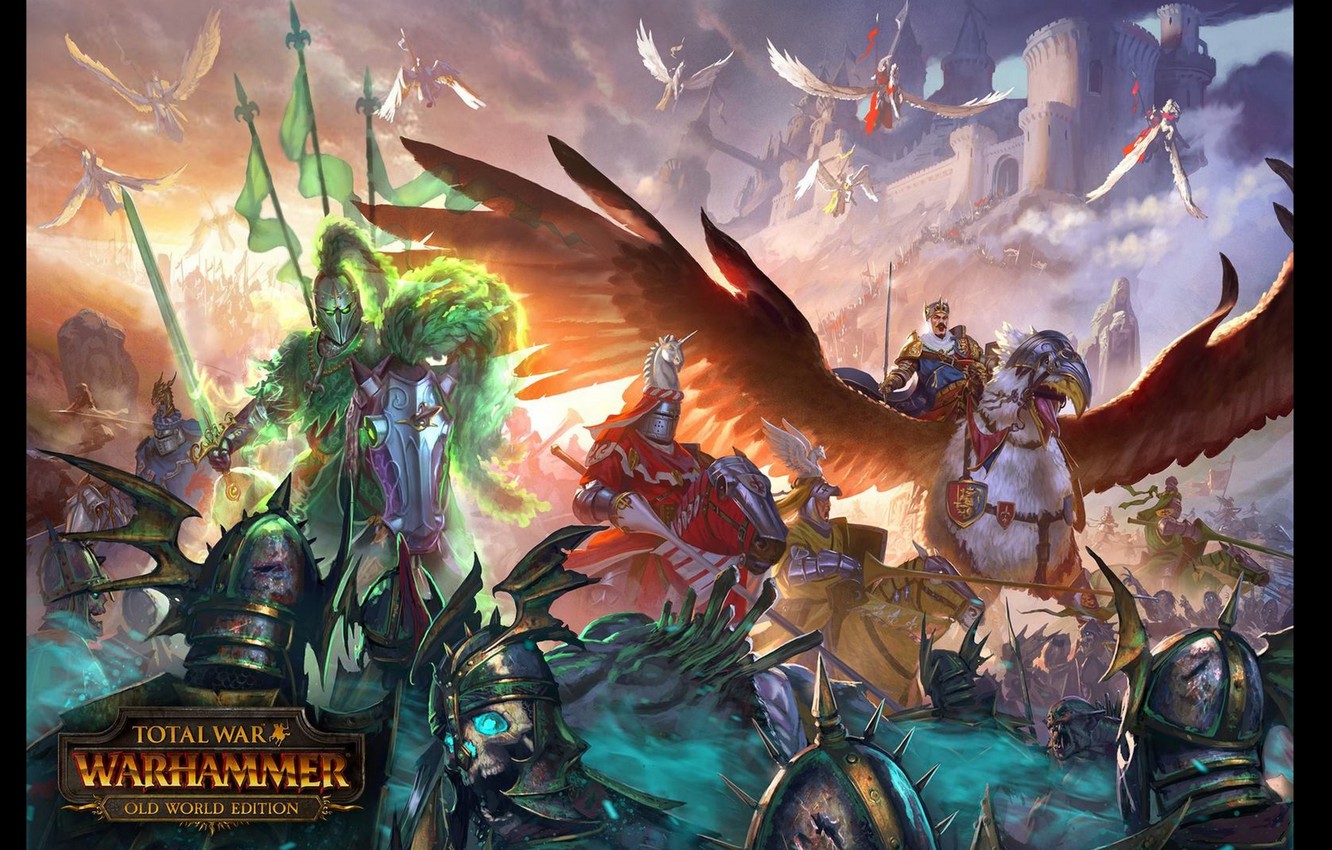 Photo Wallpaper Warhammer, Empire, Total War, Bretonnia, - Warhammer Total War Art , HD Wallpaper & Backgrounds