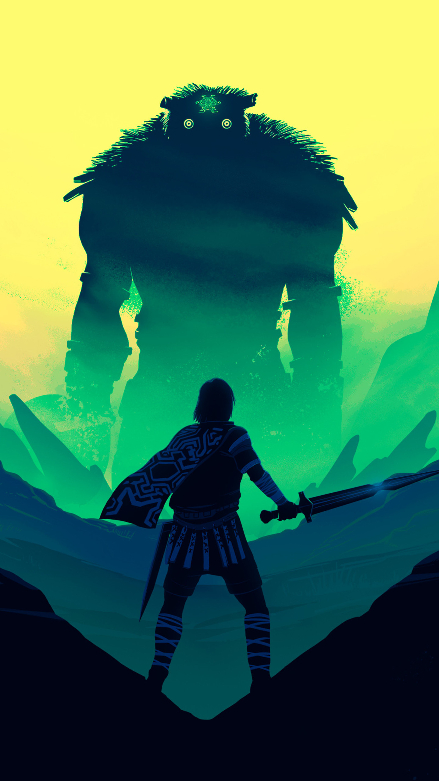 Lg K7 Wallpaper - Shadow Of The Colossus Pixel Art , HD Wallpaper & Backgrounds