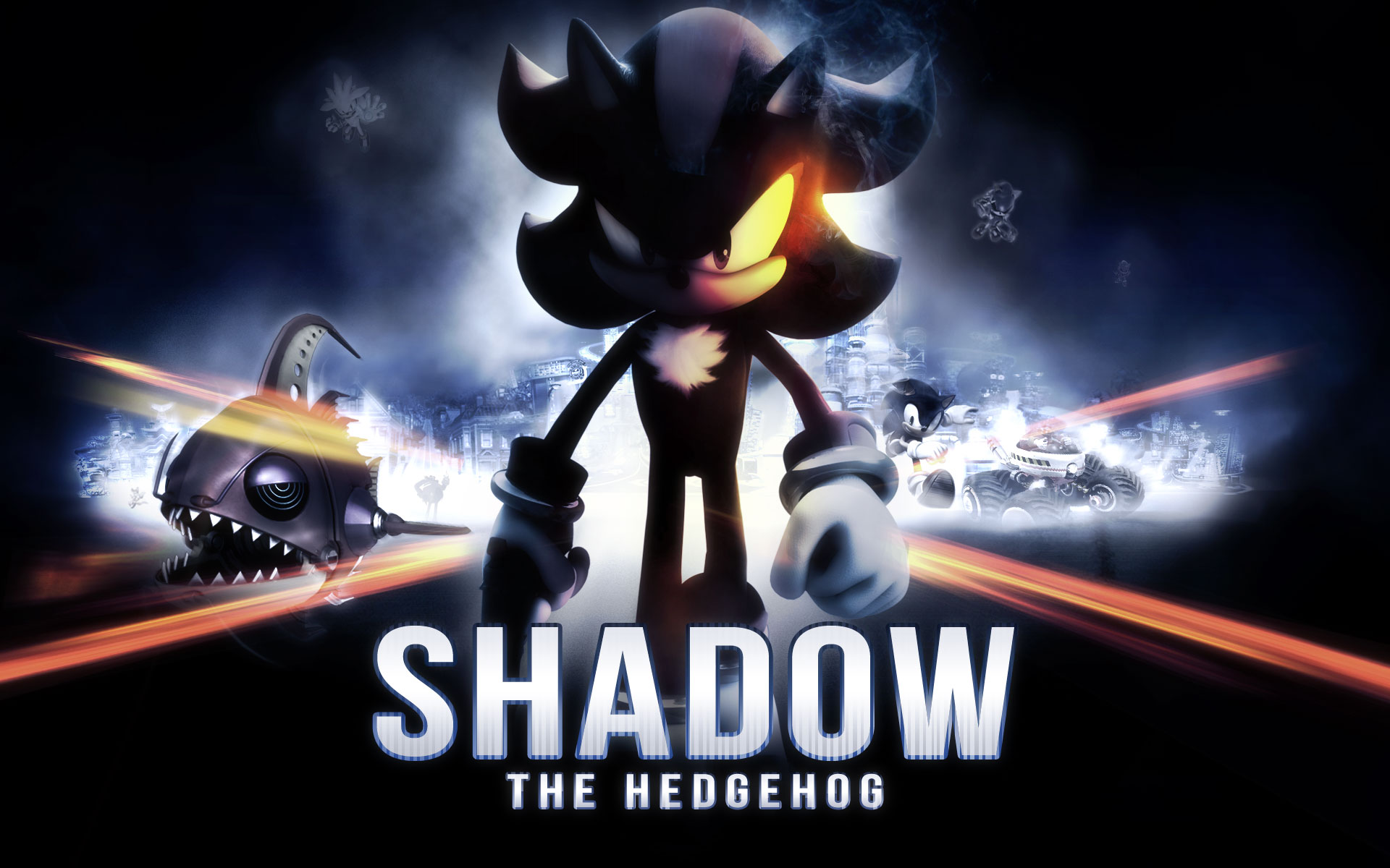 Shadow The Hedgehog Battle Field - Shadow The Hedgehog , HD Wallpaper & Backgrounds