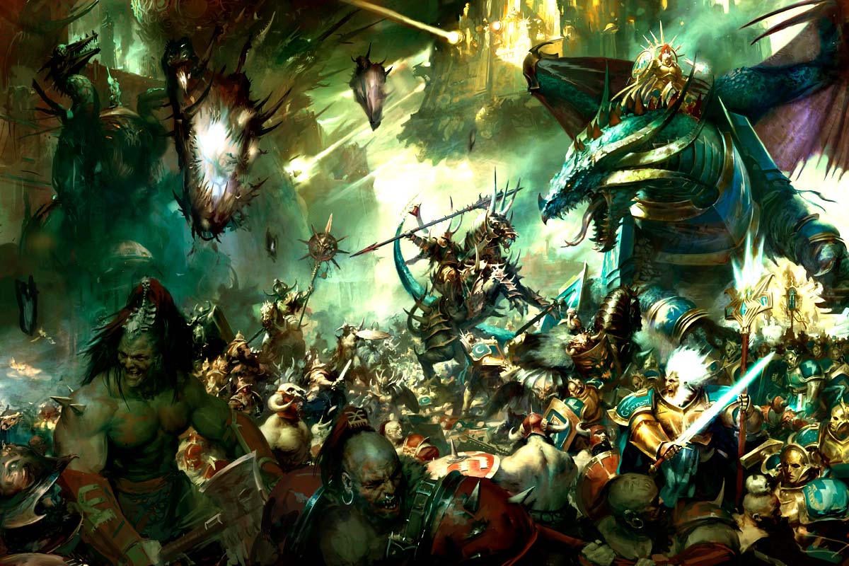 Warhammer Age Of Sigmar Wallpaper - Age Of Sigmar Art , HD Wallpaper & Backgrounds