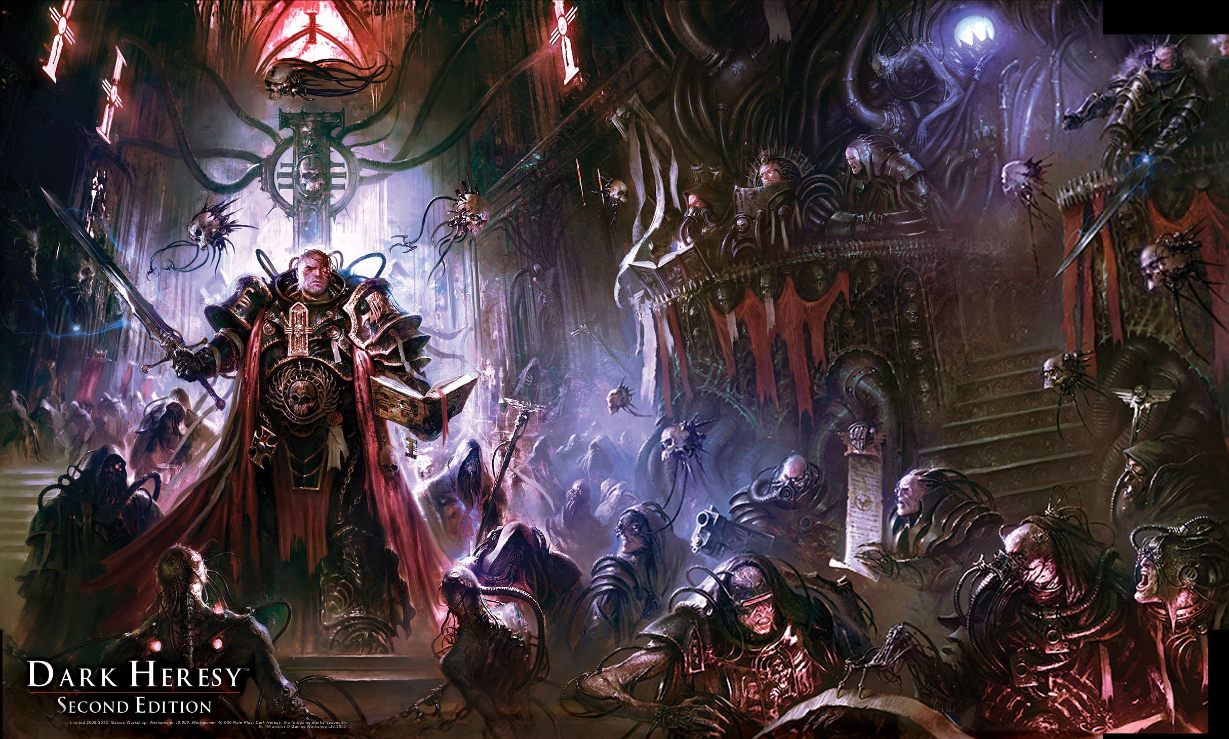 Horus Heresy Warhammer 40k Board Game Sci-fi Wallpaper - Dark Heresy , HD Wallpaper & Backgrounds