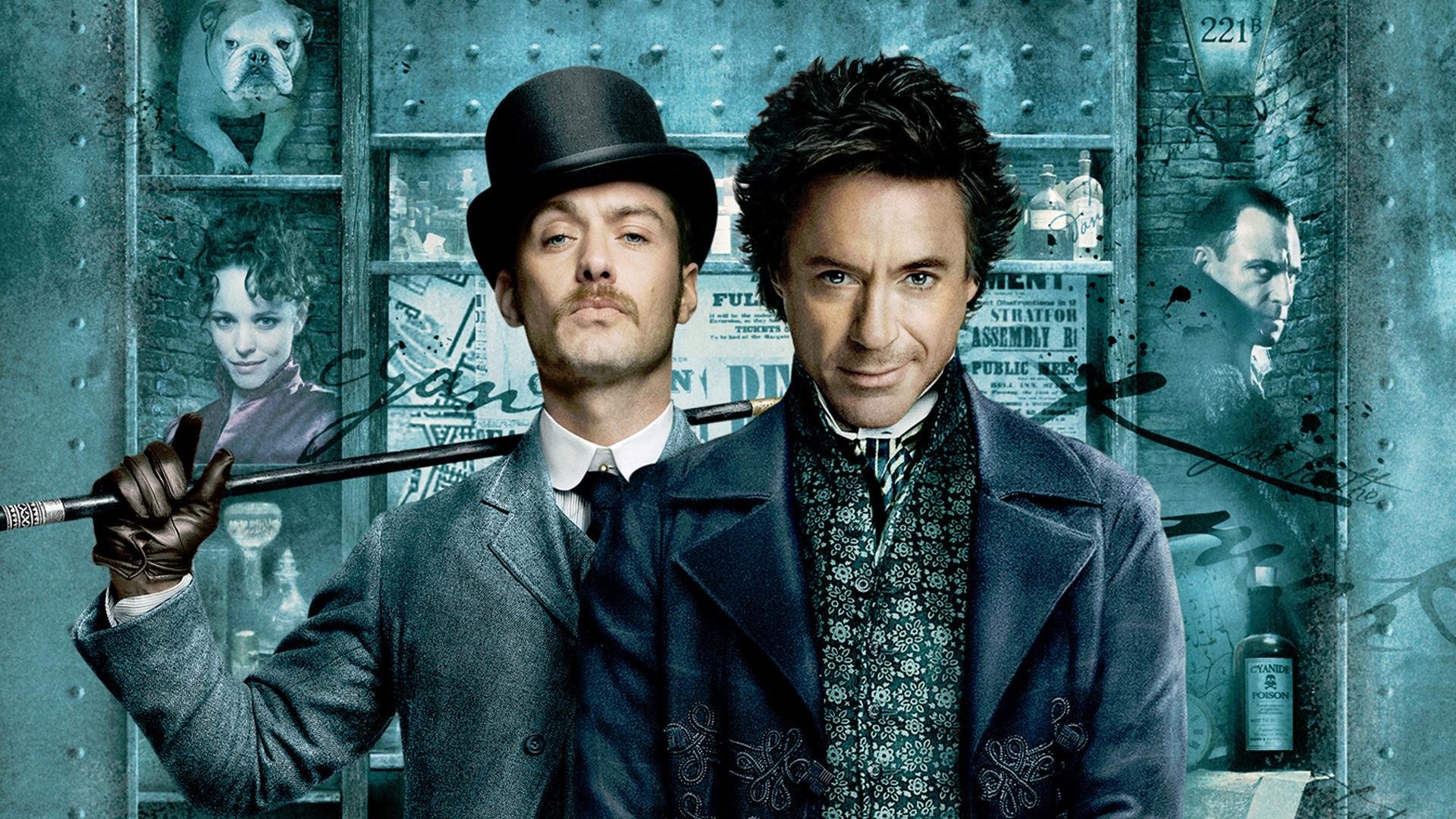 Free Sherlock Holmes Movie High Quality Wallpaper Id - Sherlock Holmes Robert Downey Jr Cast , HD Wallpaper & Backgrounds