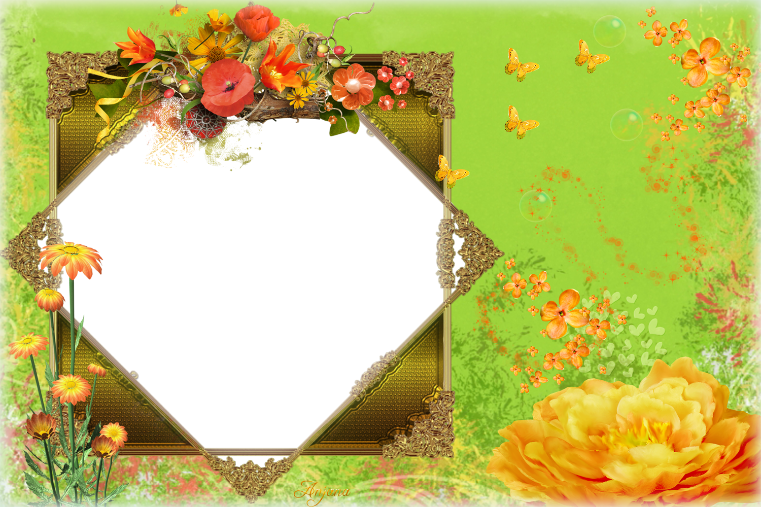 Spring Frame Best Wallpaper , Png Download - Beautiful Picture Frames Png , HD Wallpaper & Backgrounds