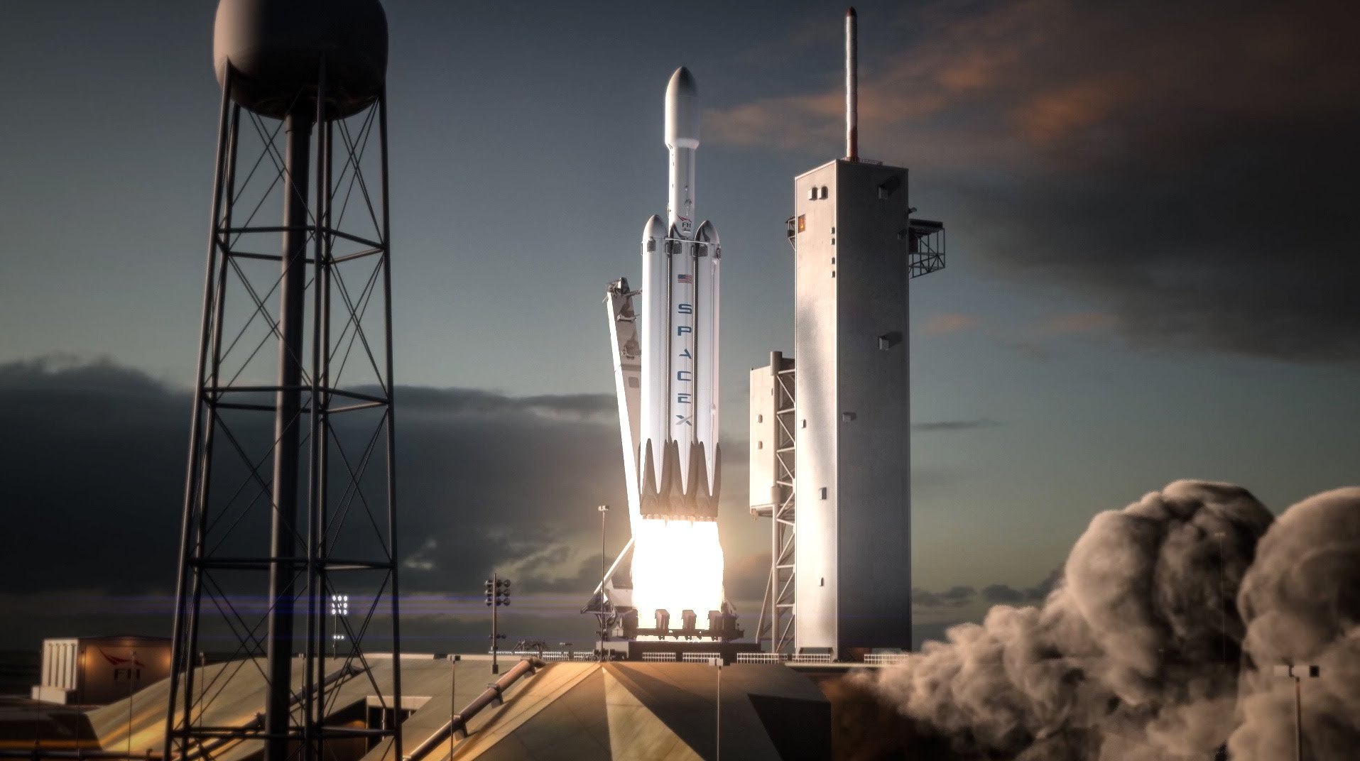 Falcon Heavy , HD Wallpaper & Backgrounds