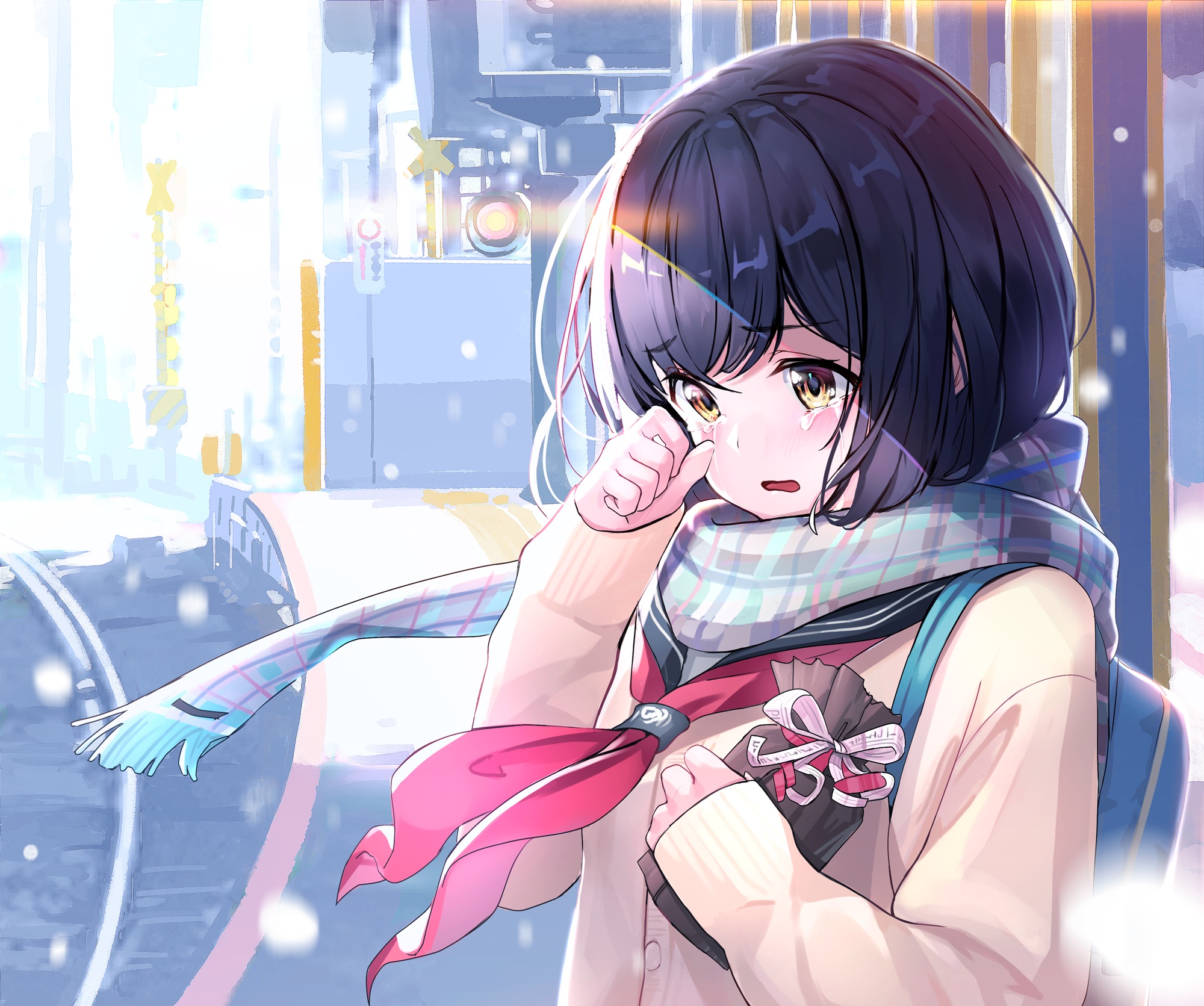 Heart Broken Anime Girl Crying , HD Wallpaper & Backgrounds