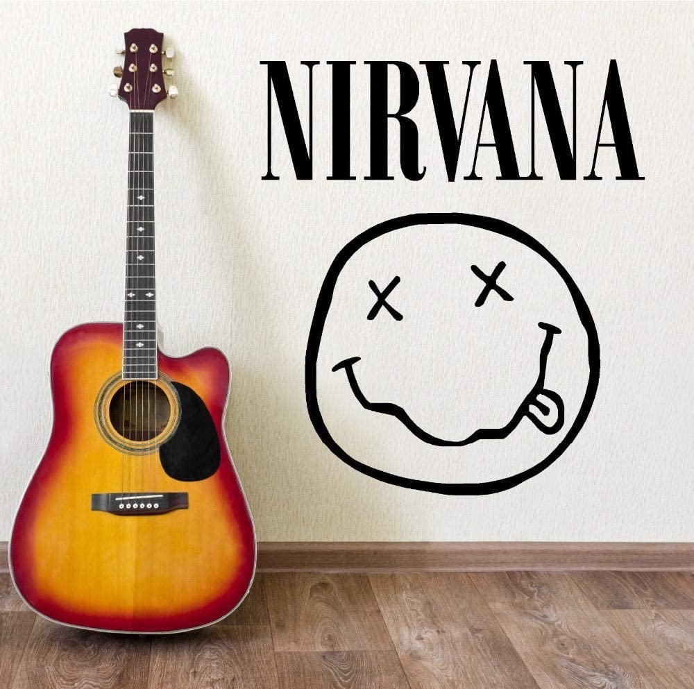 Outsidetheboxdecor Removable Nirvana Logo Band Face - Nirvana Decal , HD Wallpaper & Backgrounds