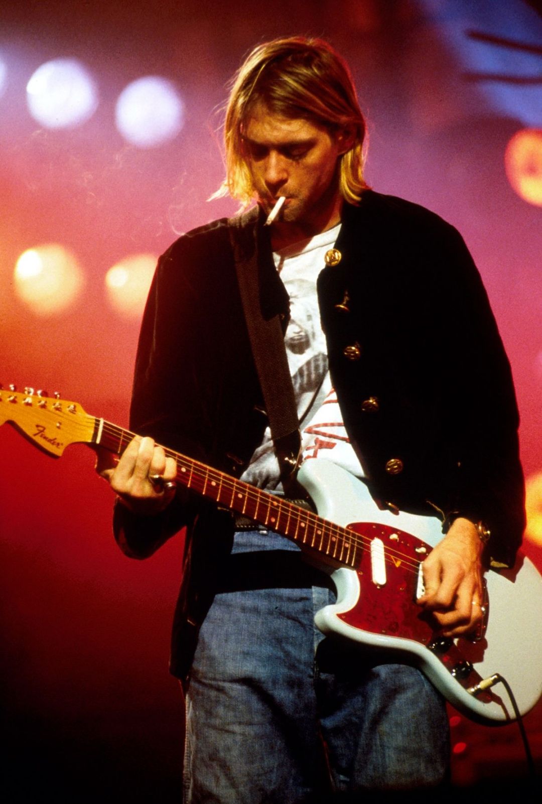 Android, Iphone, Desktop Hd Backgrounds / Wallpapers - Kurt Cobain Guitar Poster , HD Wallpaper & Backgrounds