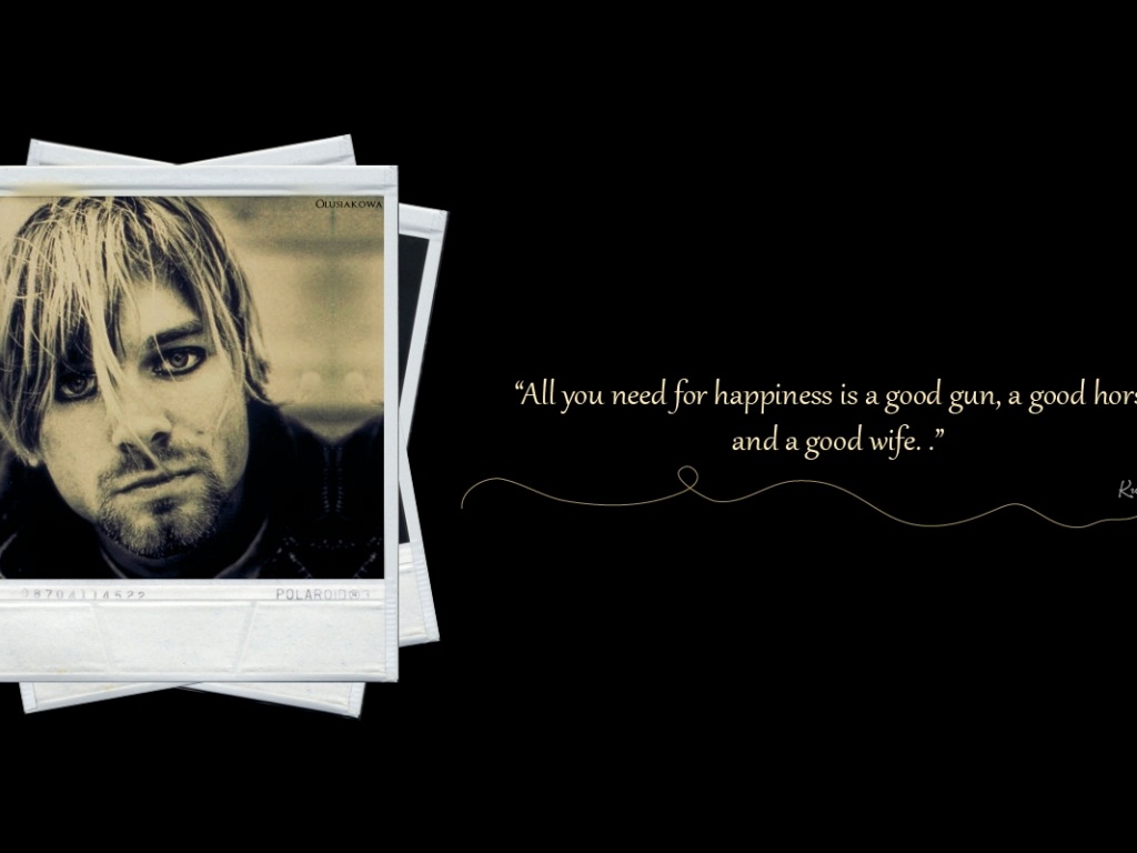 Kurt Cobain Quote Wallpaper Hd - Kurt Cobain , HD Wallpaper & Backgrounds