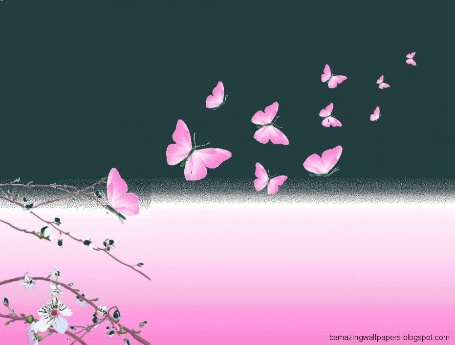 Pink Butterfly Backgrounds Wallpaper Cave - Pink Butterfly Wallpaper For Pc , HD Wallpaper & Backgrounds