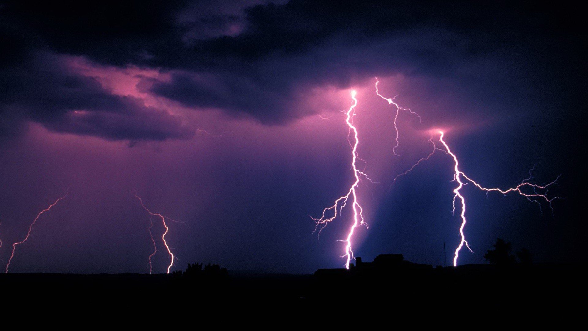 Lightning Storm , HD Wallpaper & Backgrounds