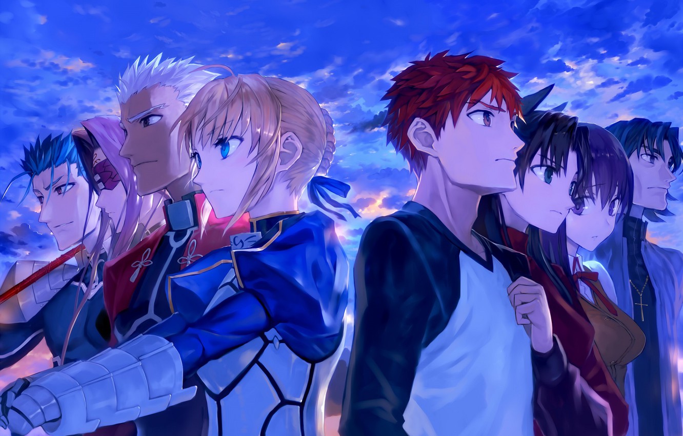 Photo Wallpaper The Evening, Characters, Fate Stay - Fate Stay Night , HD Wallpaper & Backgrounds