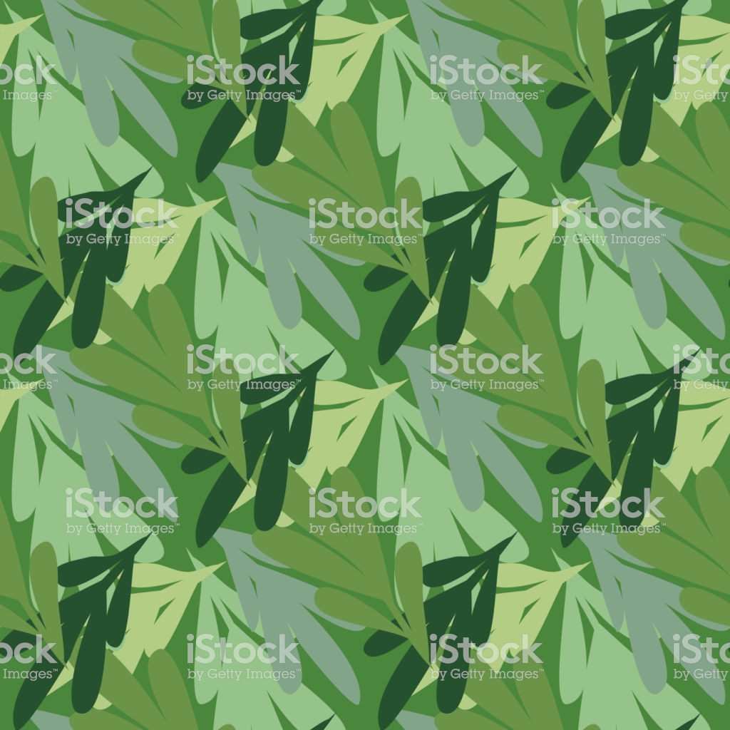 Abstract Green Leaf Seamless Pattern - Tree , HD Wallpaper & Backgrounds